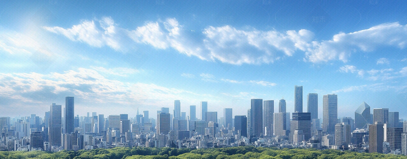 城市背景高清贴图材质
