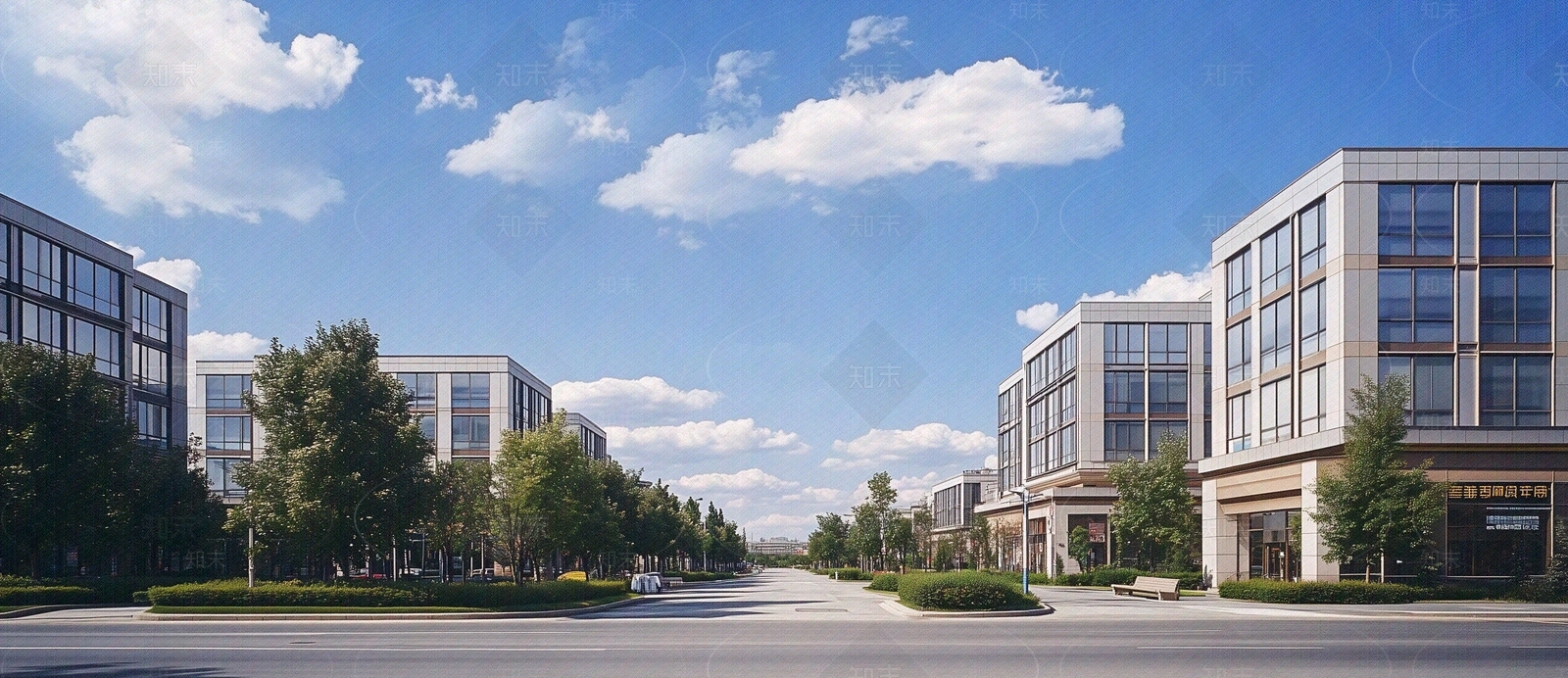 现代城市背景贴图下载【ID:1203465099】