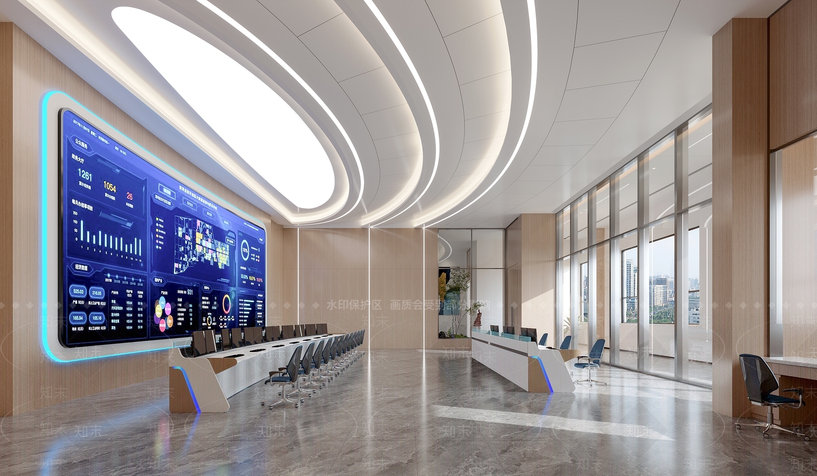 现代其他办公空间3D模型下载【ID:1203466902】