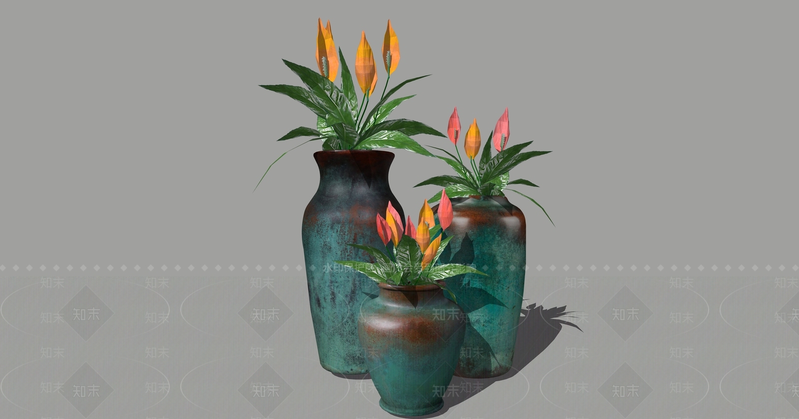 盆栽SU模型下载【ID:1203469912】