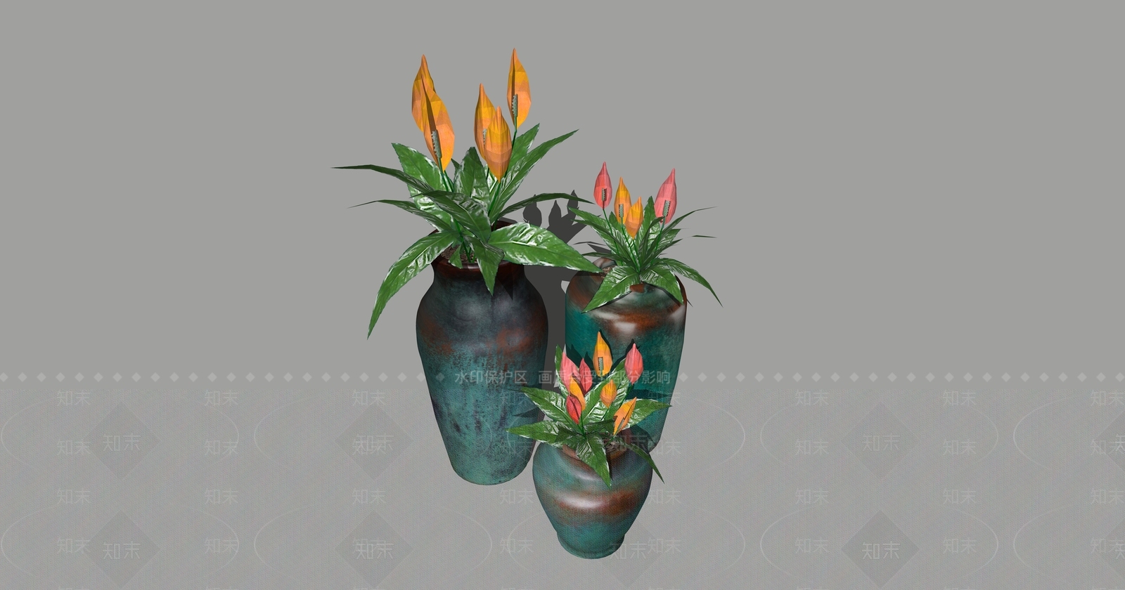 盆栽SU模型下载【ID:1203469912】