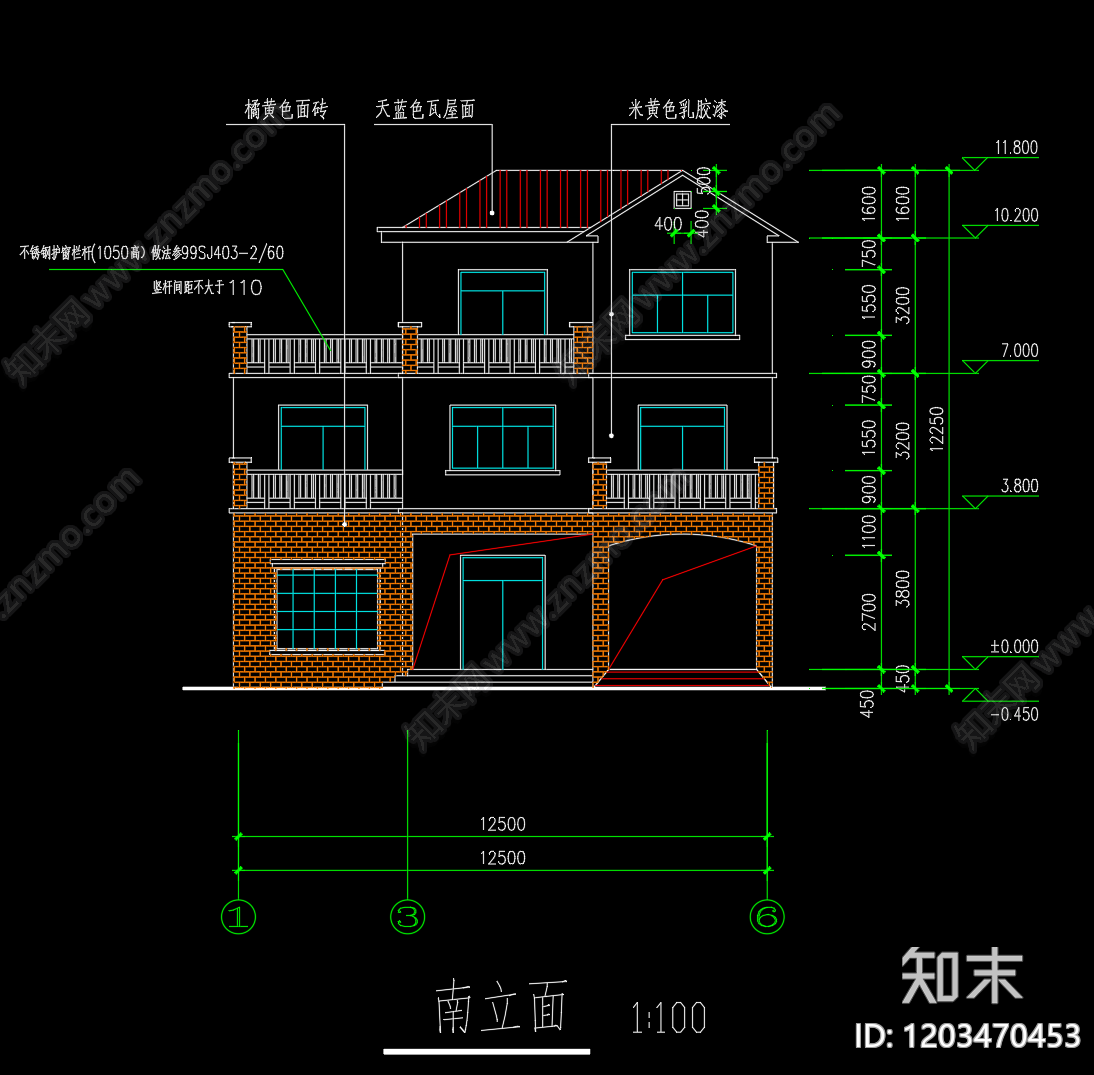 混凝土结构cad施工图下载【ID:1203470453】