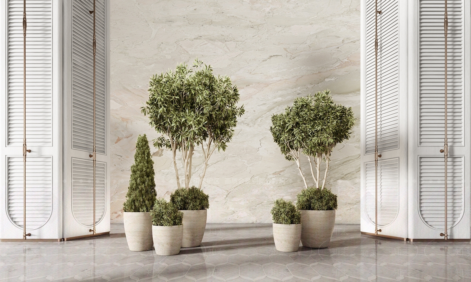 植物组合SU模型下载【ID:1203480757】