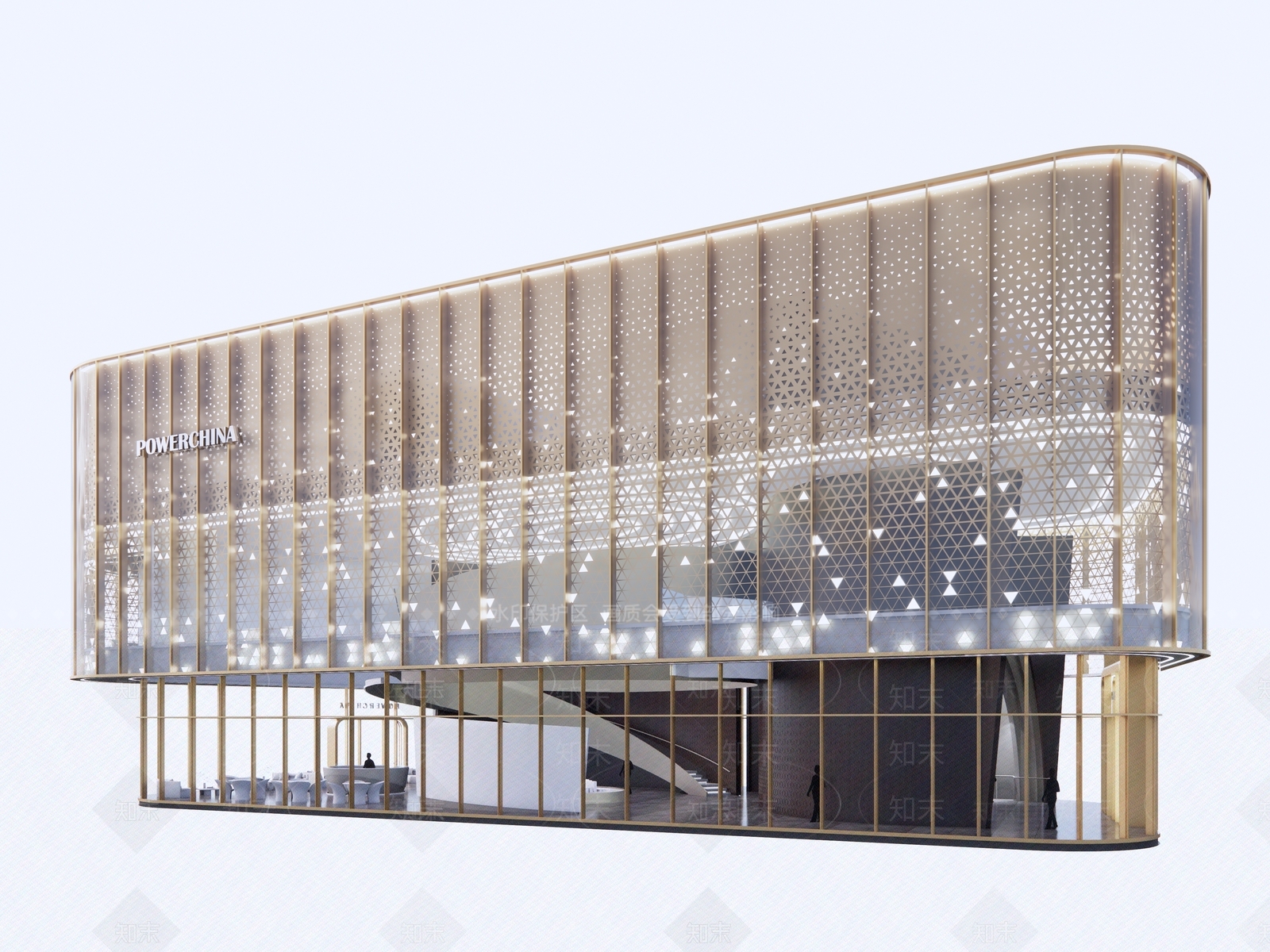 现代酒店建筑SU模型下载【ID:1203484865】