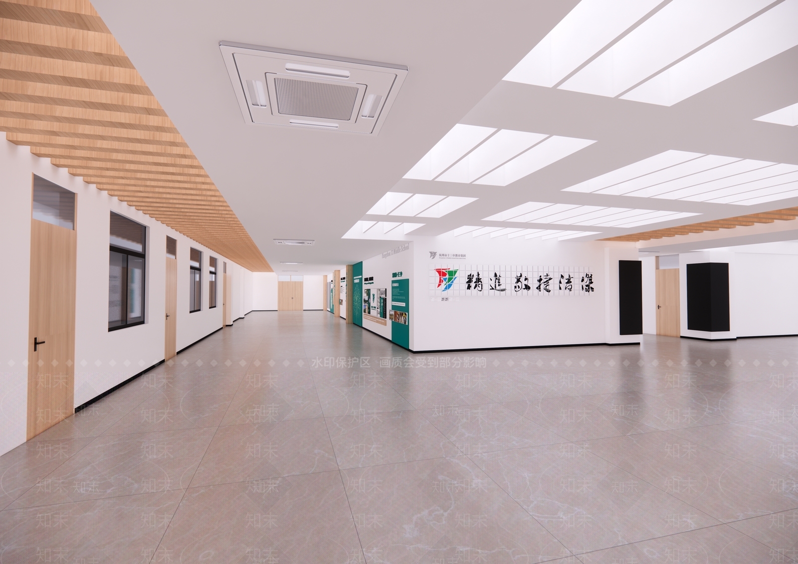 现代简约文化墙SU模型下载【ID:1203487128】