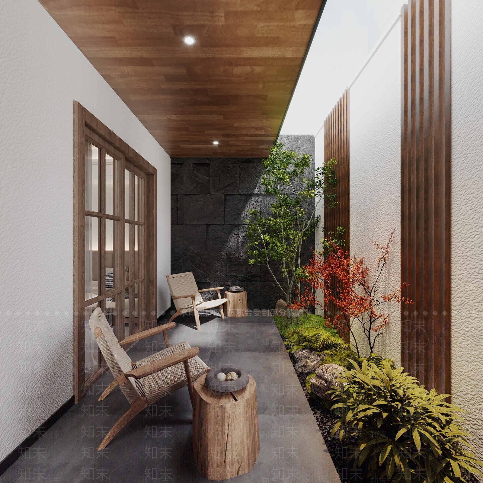 现代阳台3D模型下载【ID:1203489464】