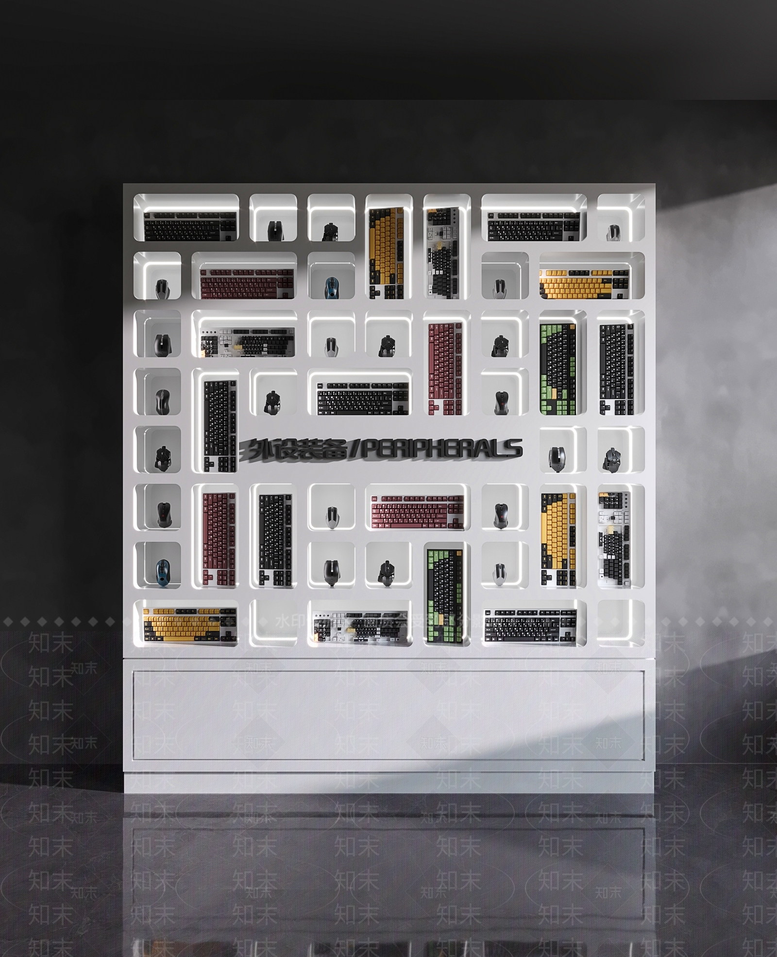 现代其他柜子3D模型下载【ID:1203490996】