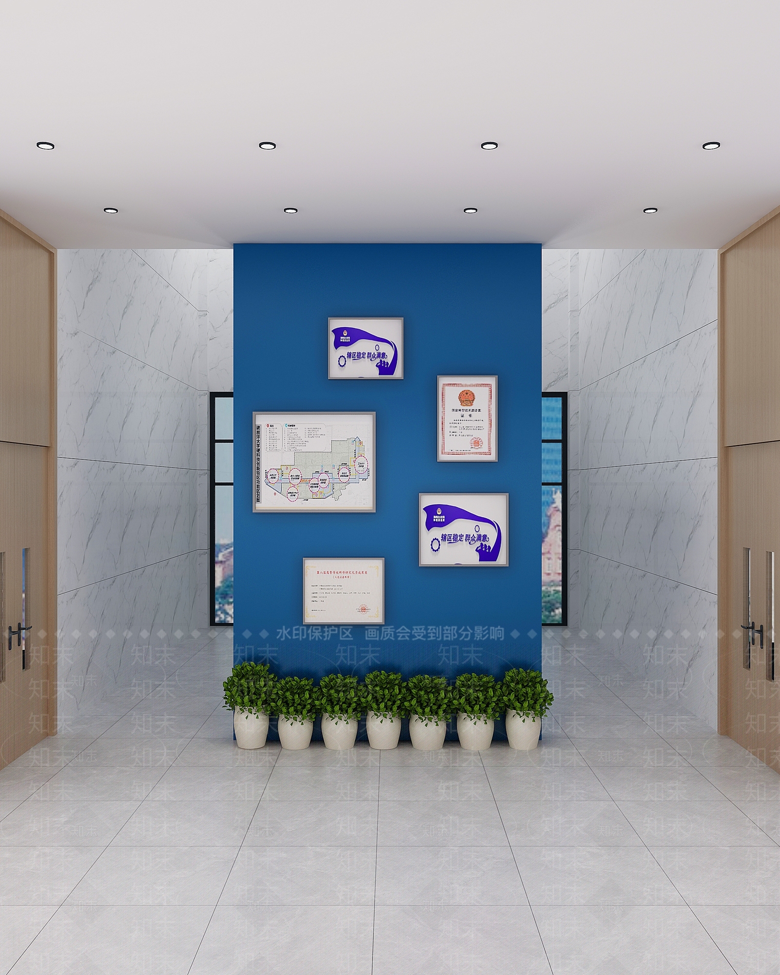 现代简约其他办公空间3D模型下载【ID:1203493677】