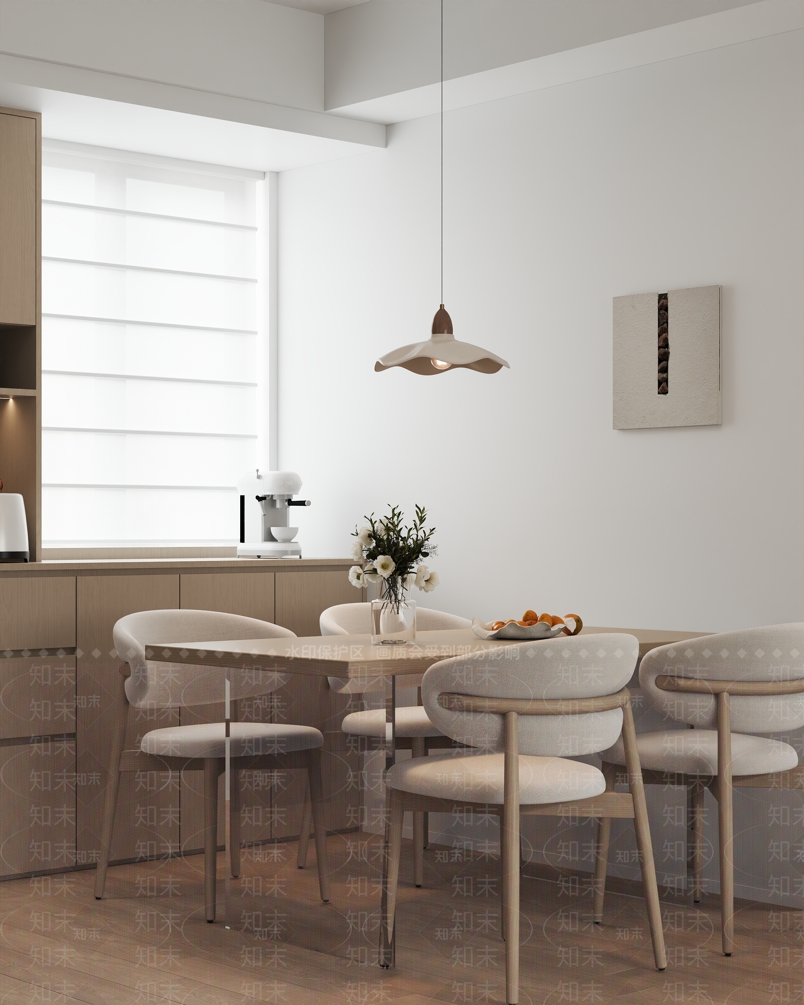 日式家居餐厅3D模型下载【ID:1203494286】