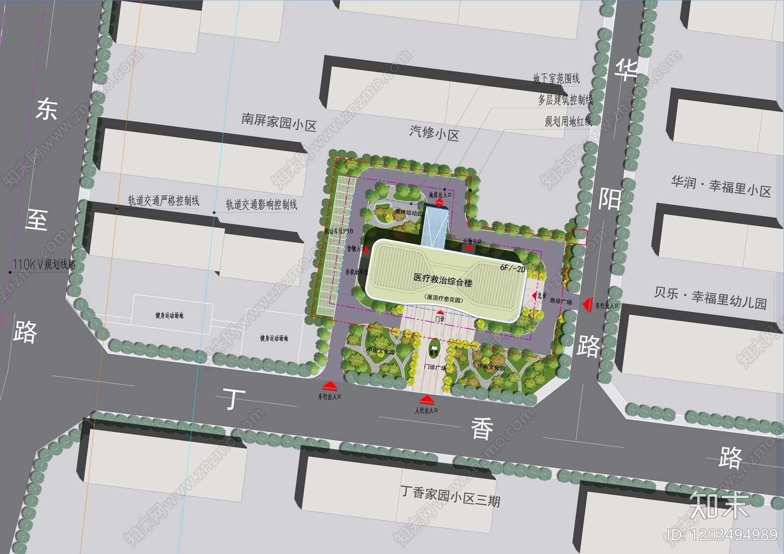现代医院建筑施工图下载【ID:1203494989】