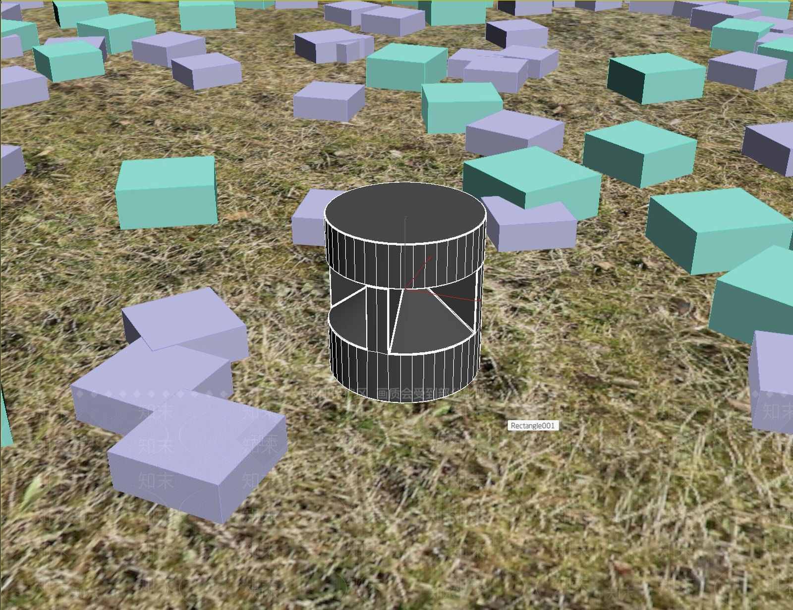 现代草坪灯3D模型下载【ID:1203495620】