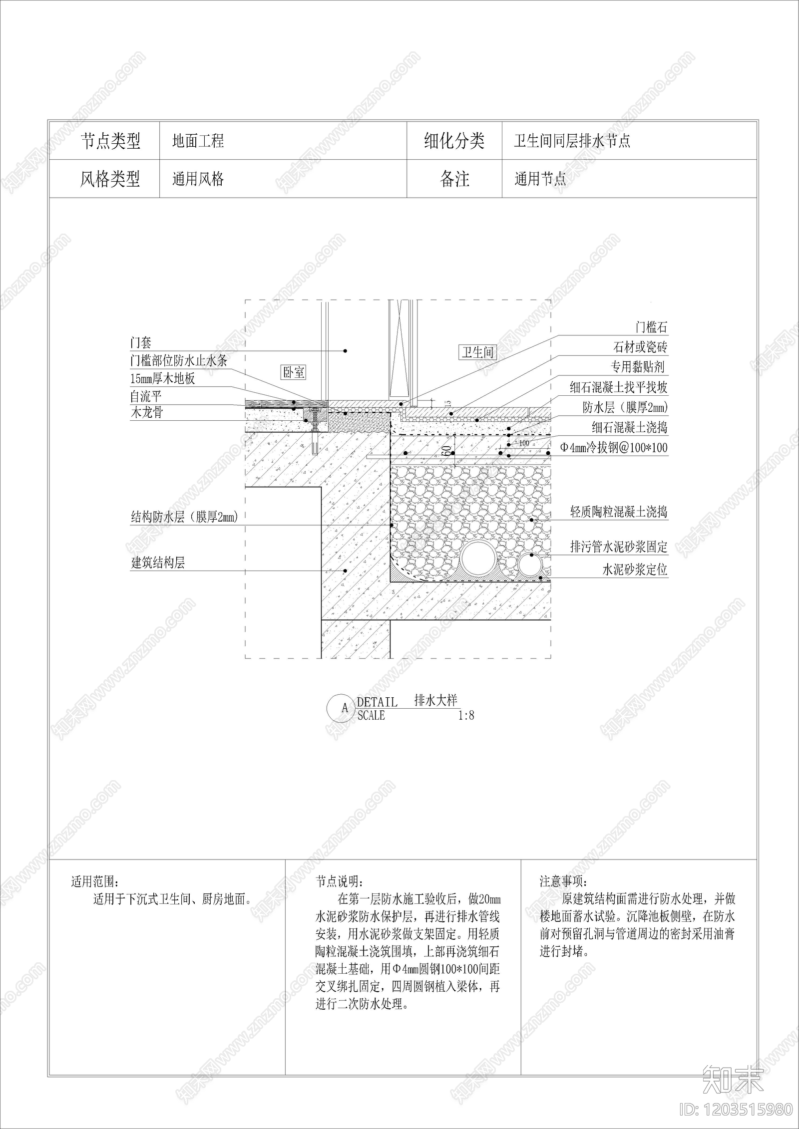 地面综合节点施工图下载【ID:1203515980】