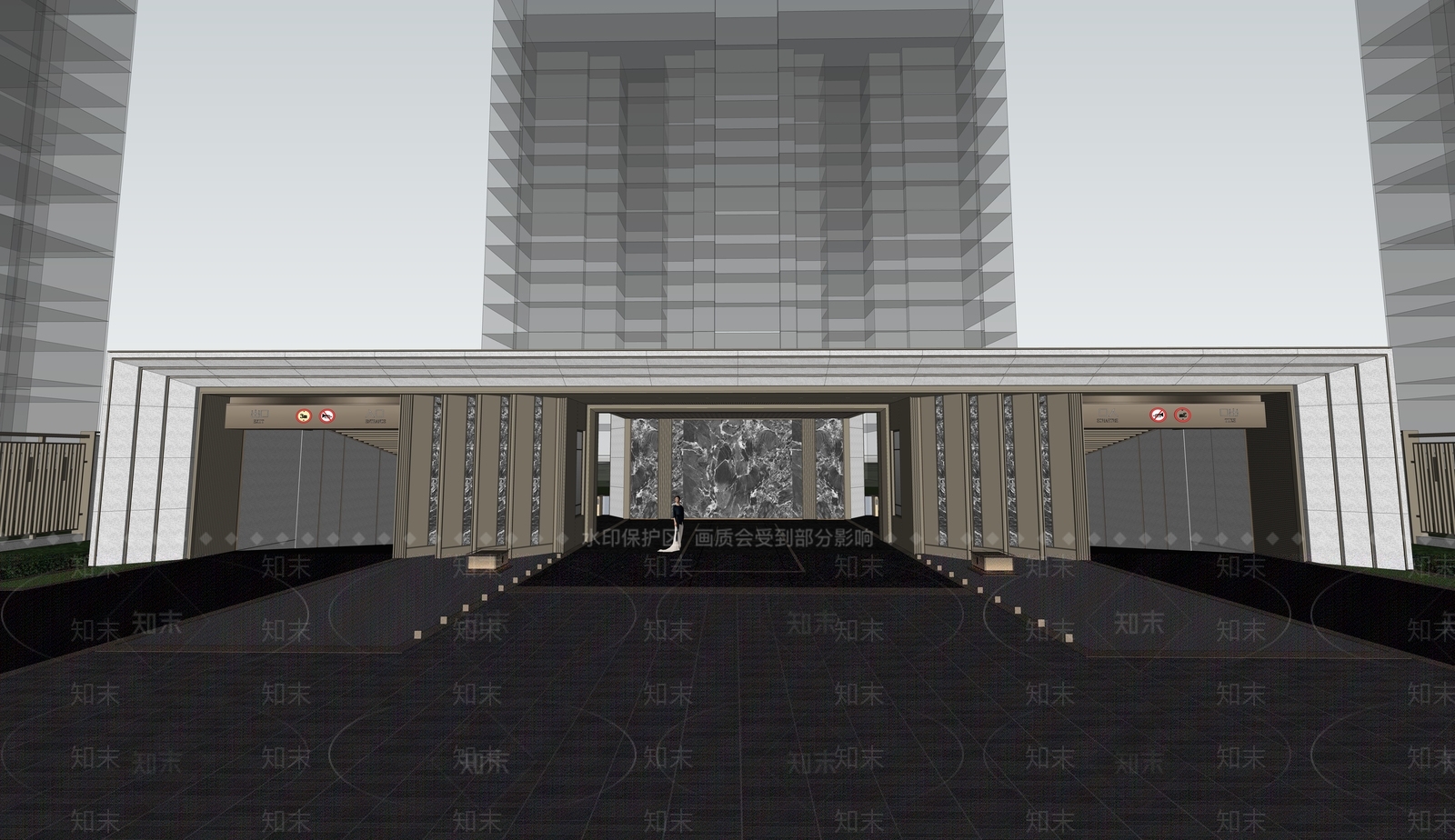 现代小公建SU模型下载【ID:1203522740】