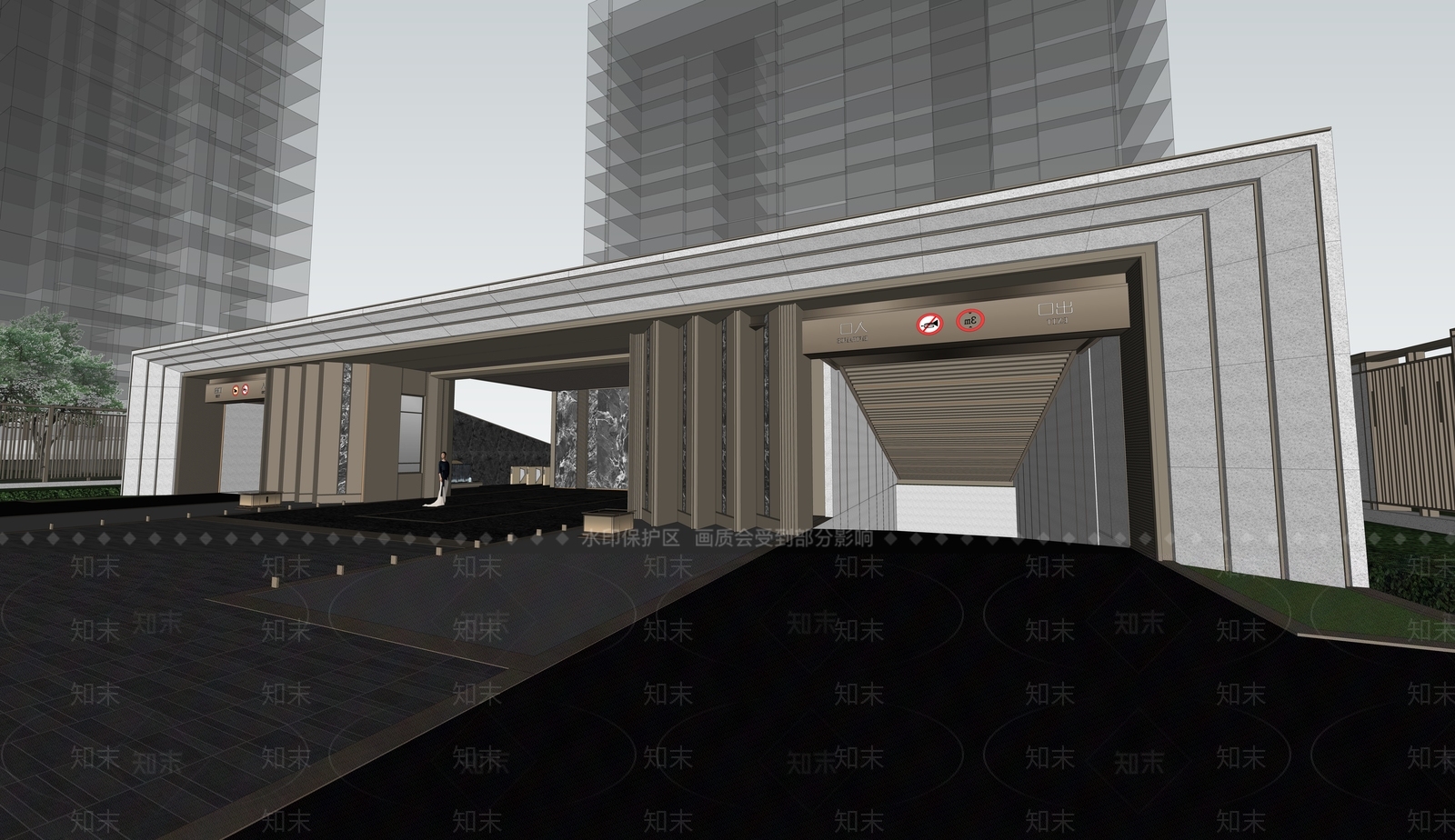 现代小公建SU模型下载【ID:1203522740】