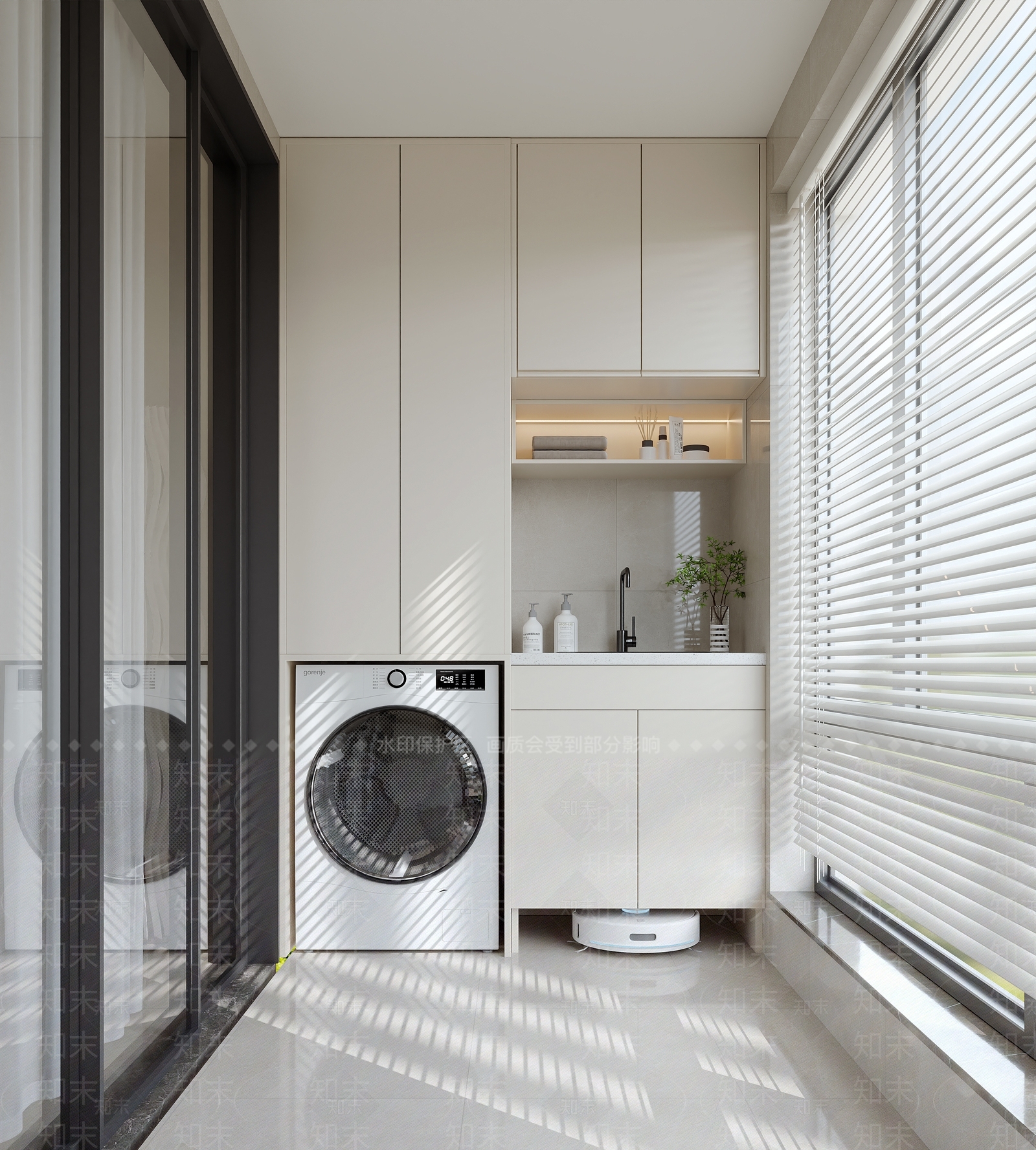 现代阳台3D模型下载【ID:1203523872】