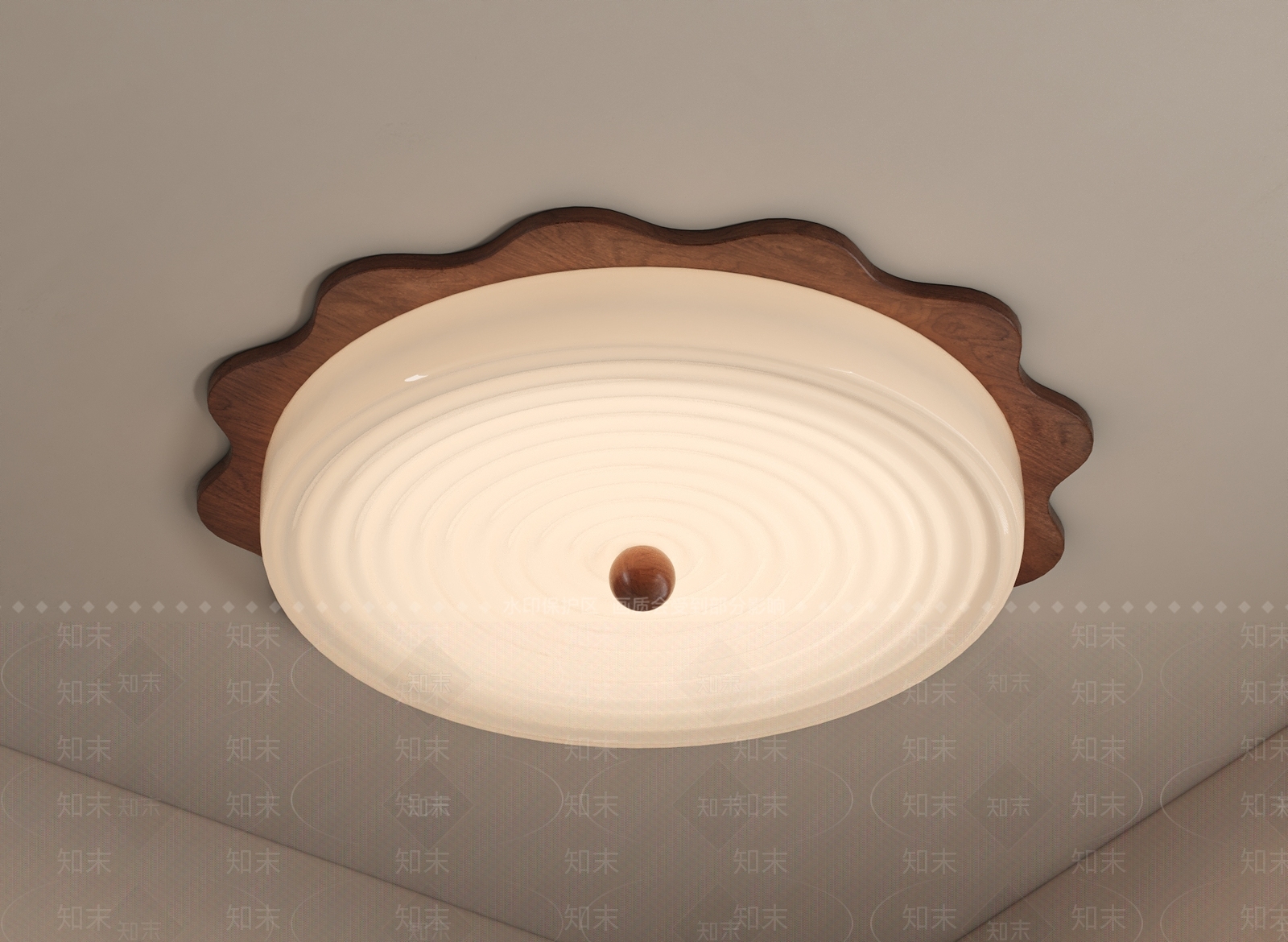 法式中古吸顶灯3D模型下载【ID:1203524018】