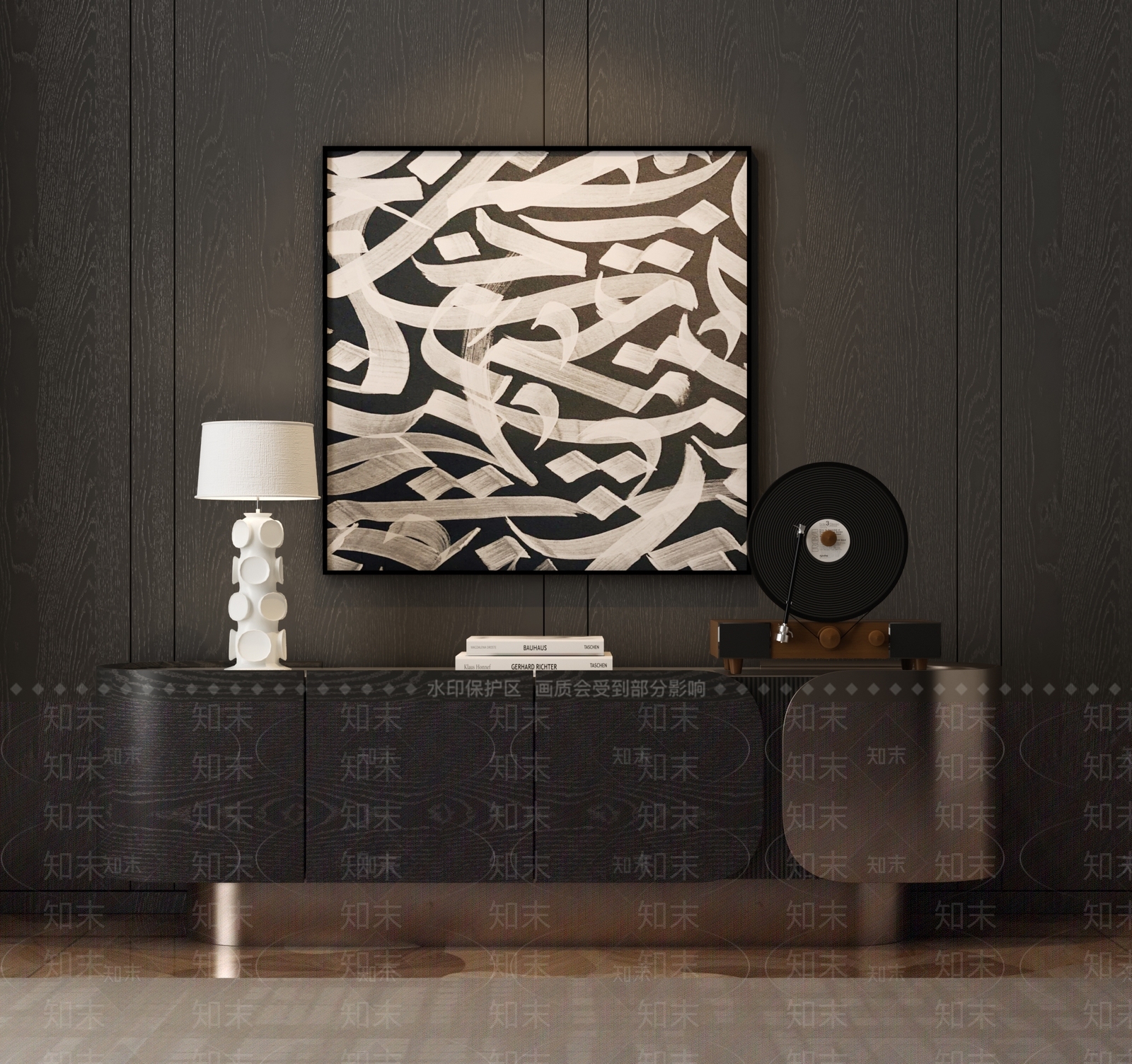 现代轻奢玄关柜3D模型下载【ID:1203526332】