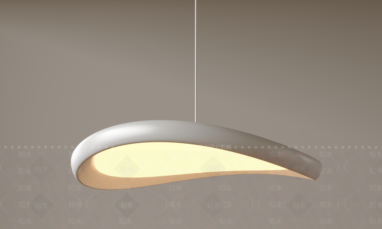 现代中古吊灯3D模型下载【ID:1203541579】