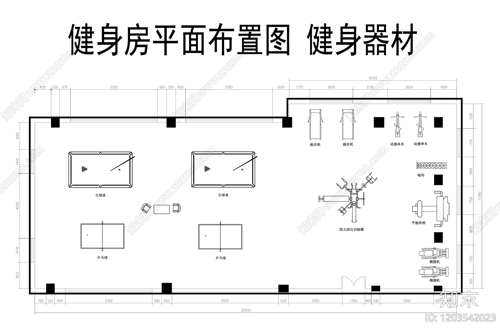 现代运动器材施工图下载【ID:1203542023】