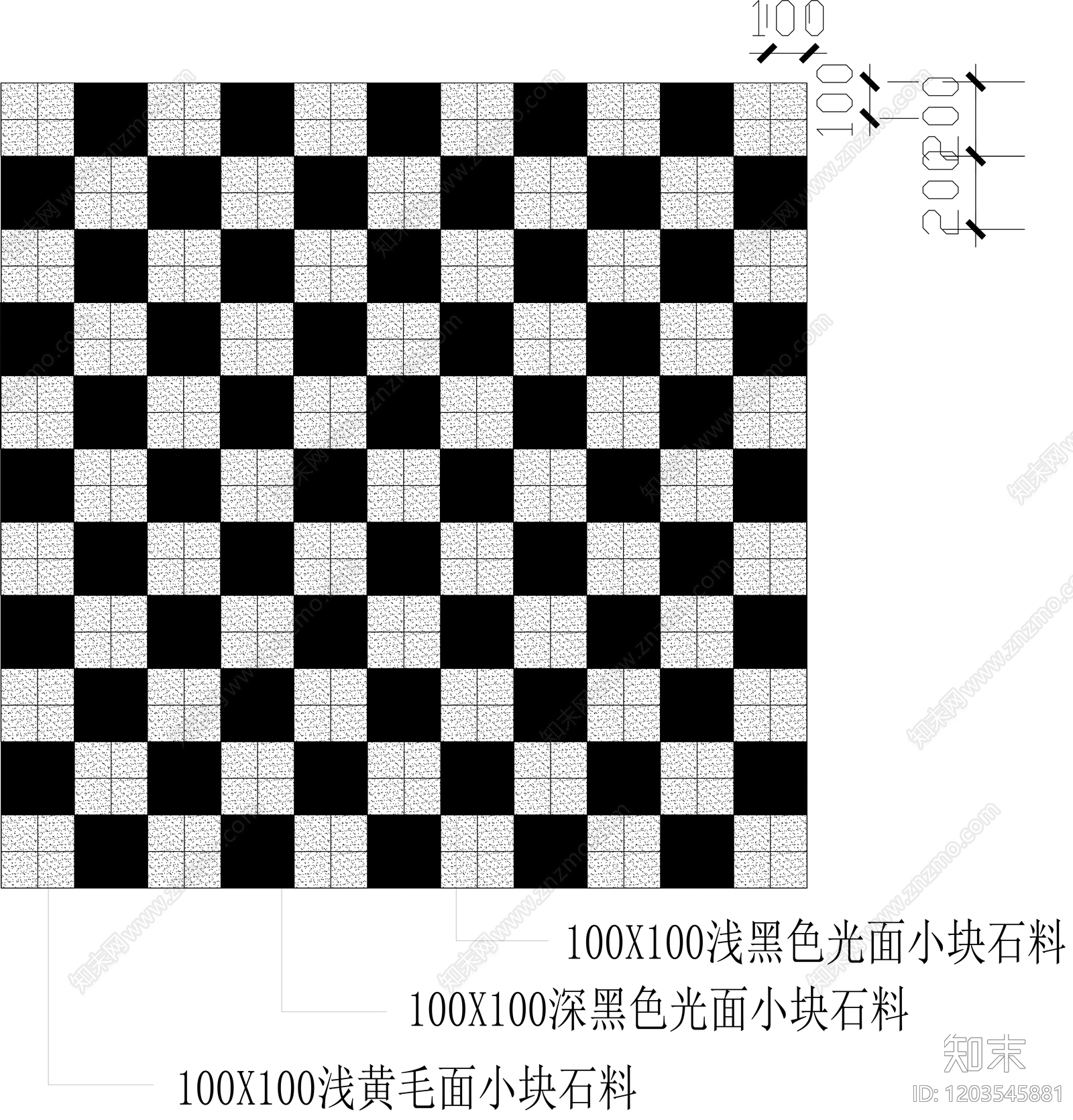 现代综合景观图库cad施工图下载【ID:1203545881】