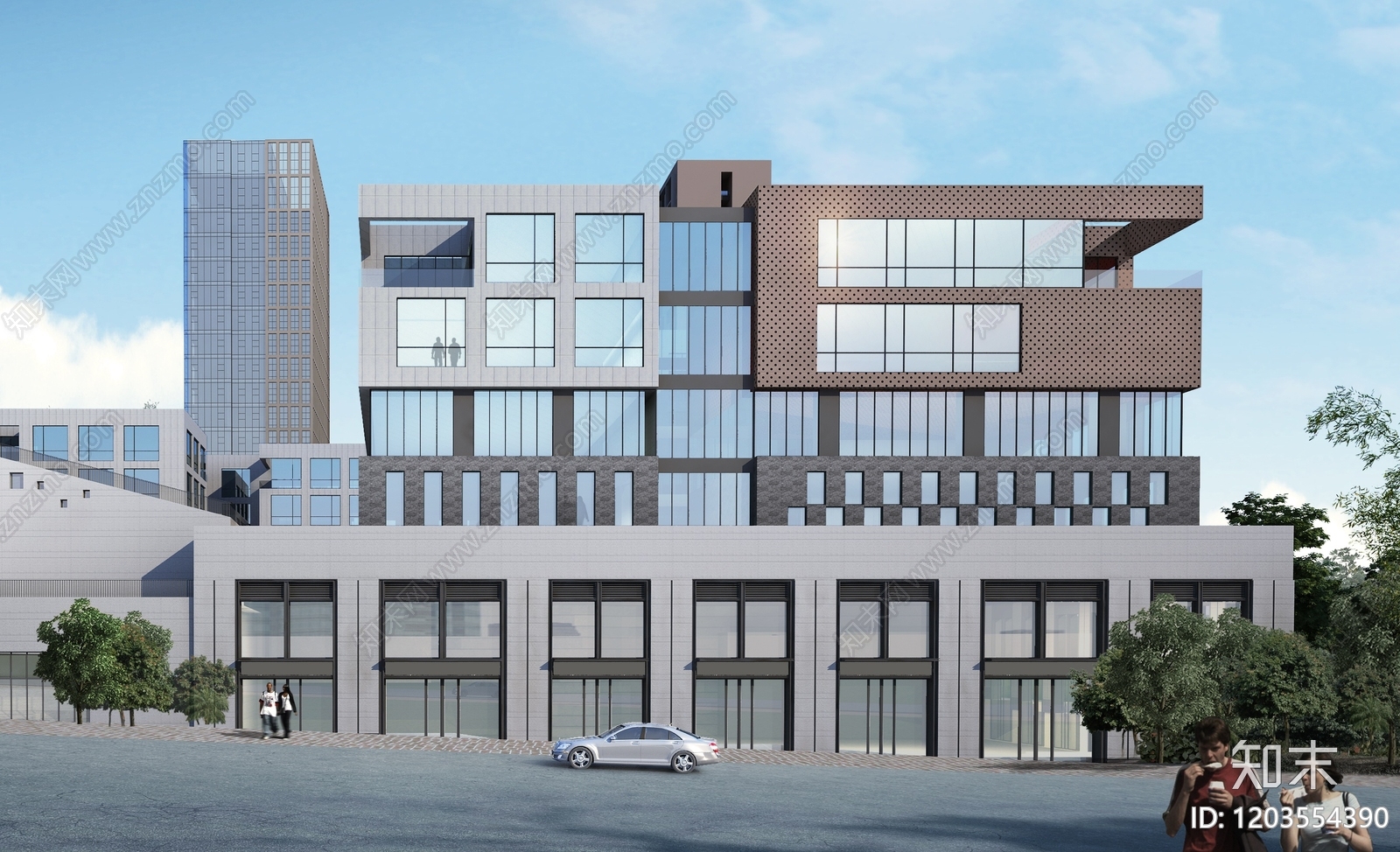 现代厂房施工图下载【ID:1203554390】