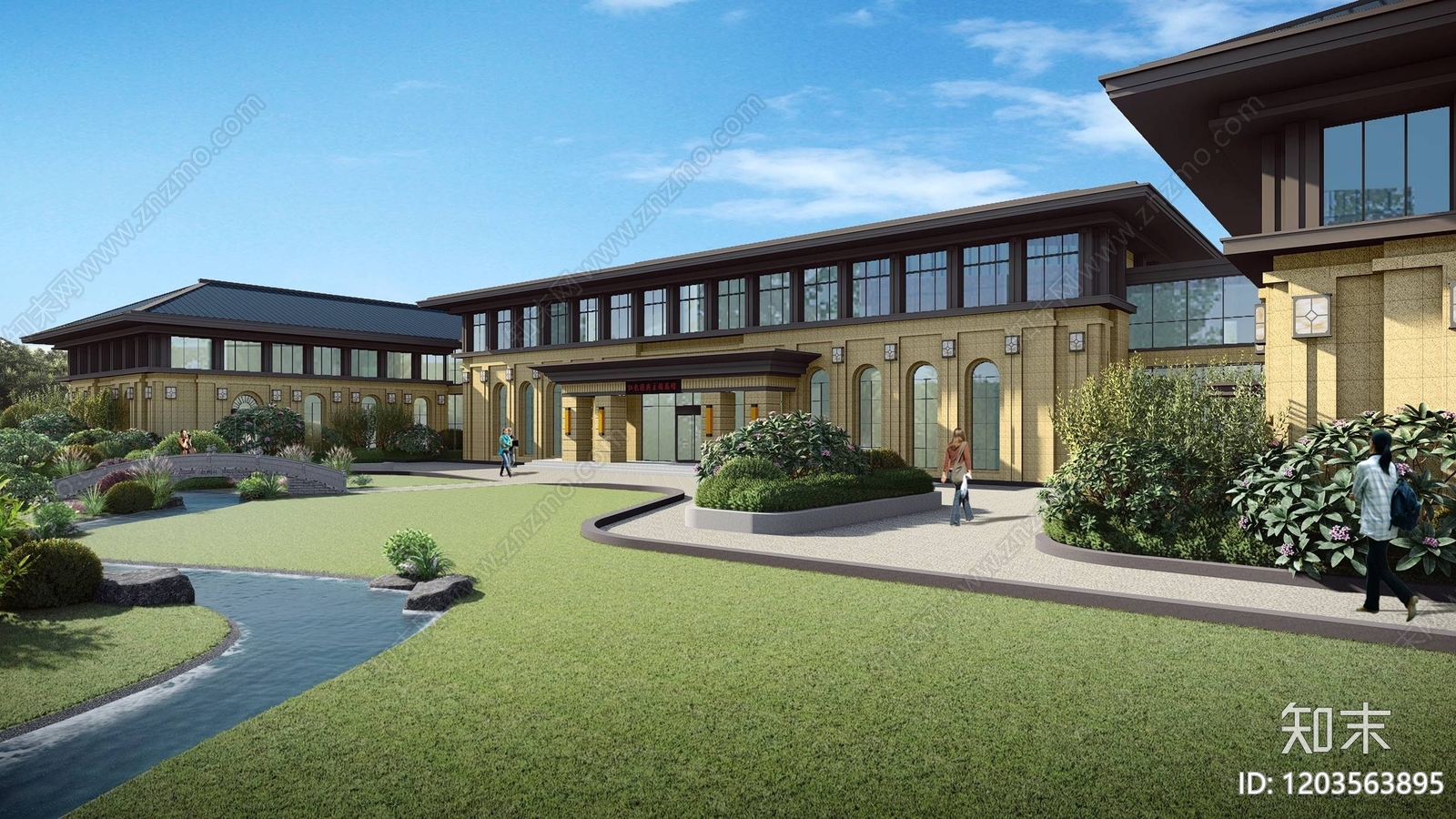 新中式其他公共建筑施工图下载【ID:1203563895】