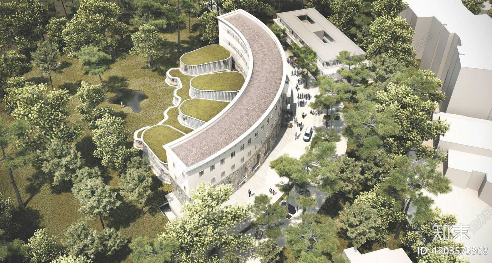 欧式北欧其他学校建筑下载【ID:1203575368】