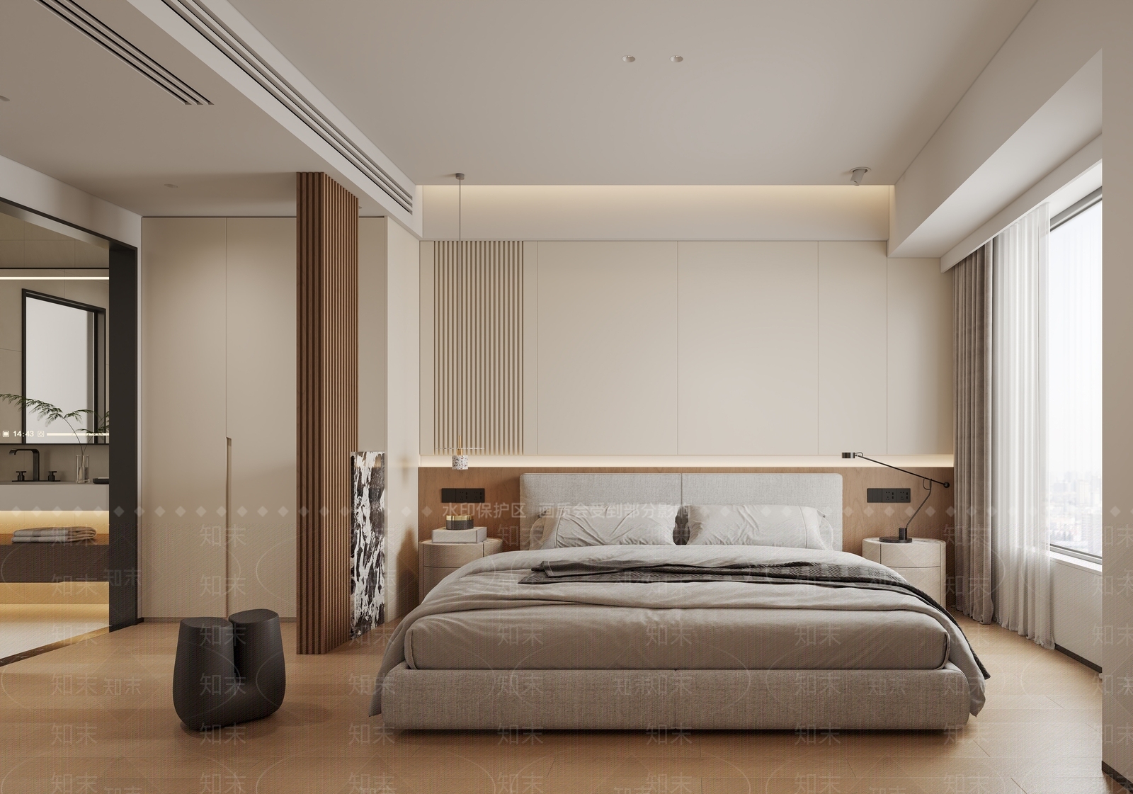 现代家居卧室SU模型下载【ID:1203575786】