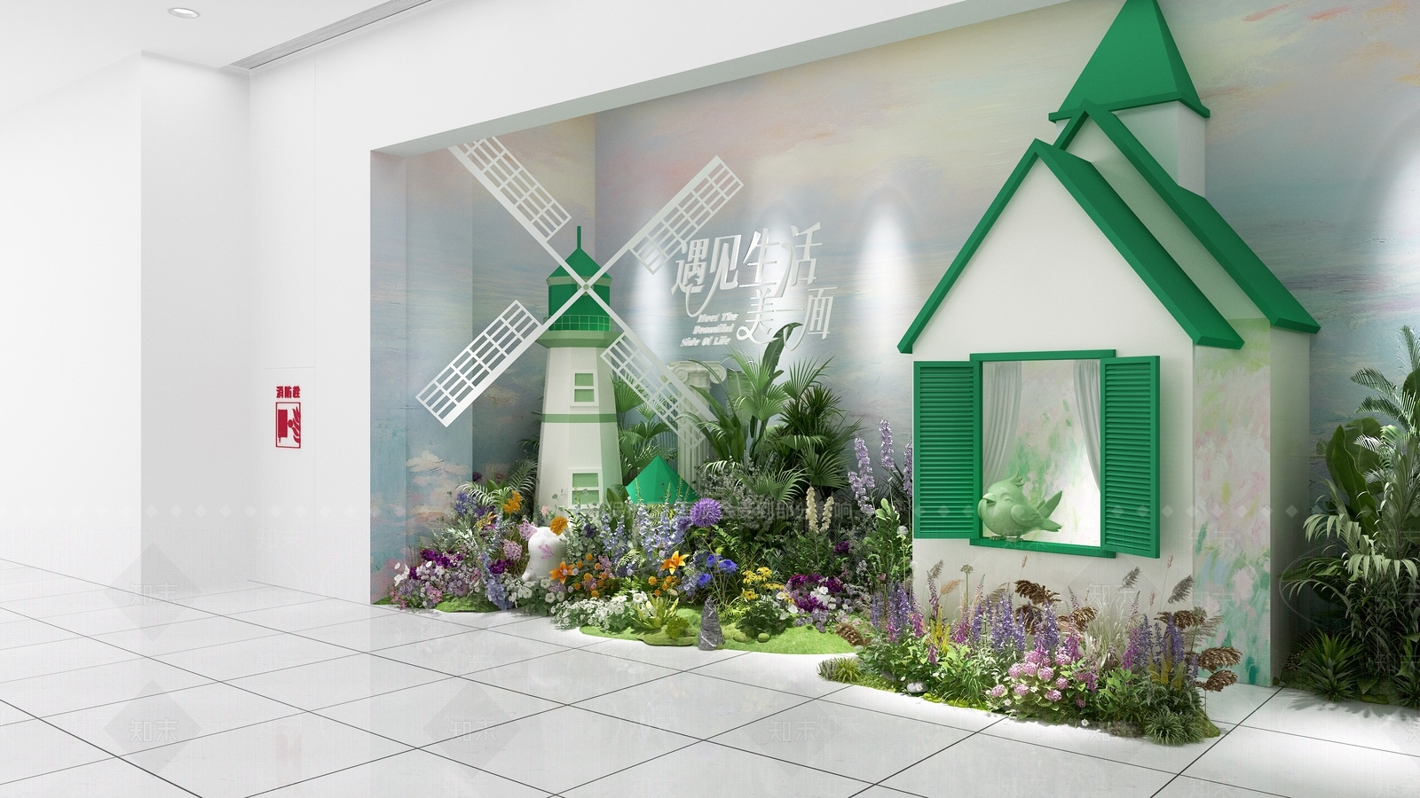 现代欧式橱窗3D模型下载【ID:1203575976】