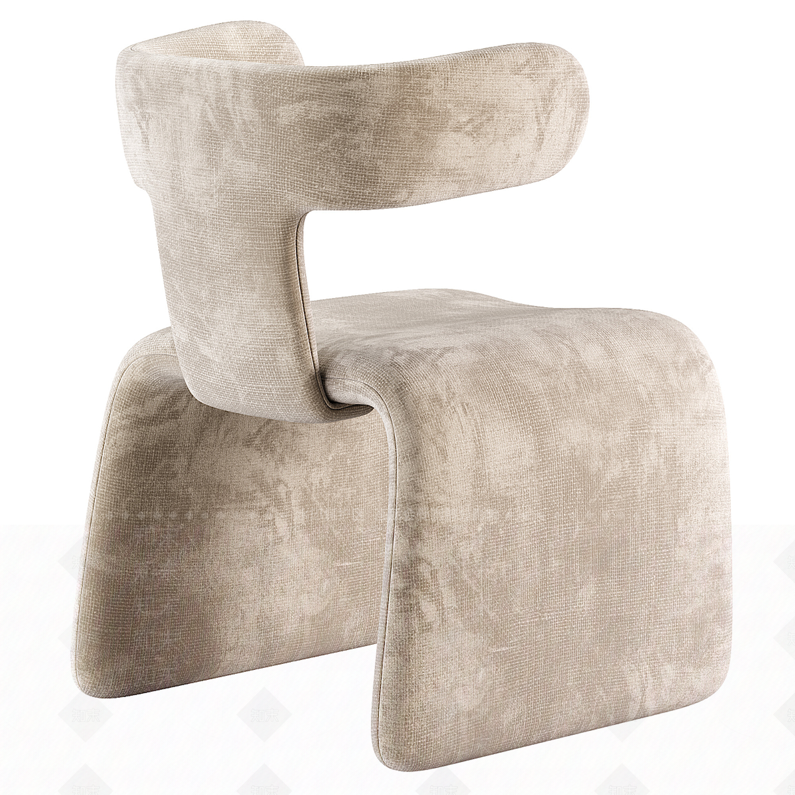 现代欧式休闲椅3D模型下载【ID:1203579735】