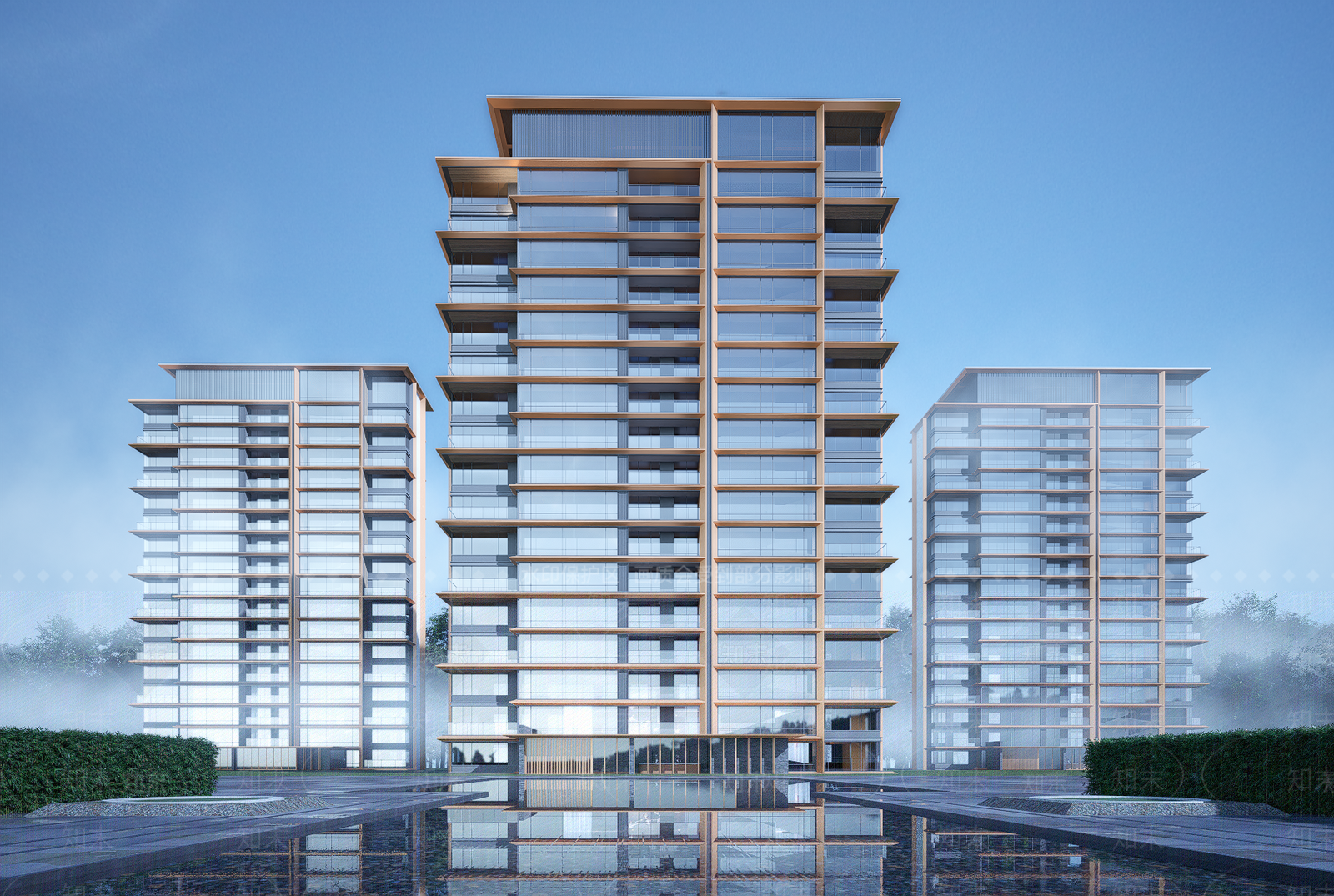 现代小高层住宅楼SU模型下载【ID:1203580871】