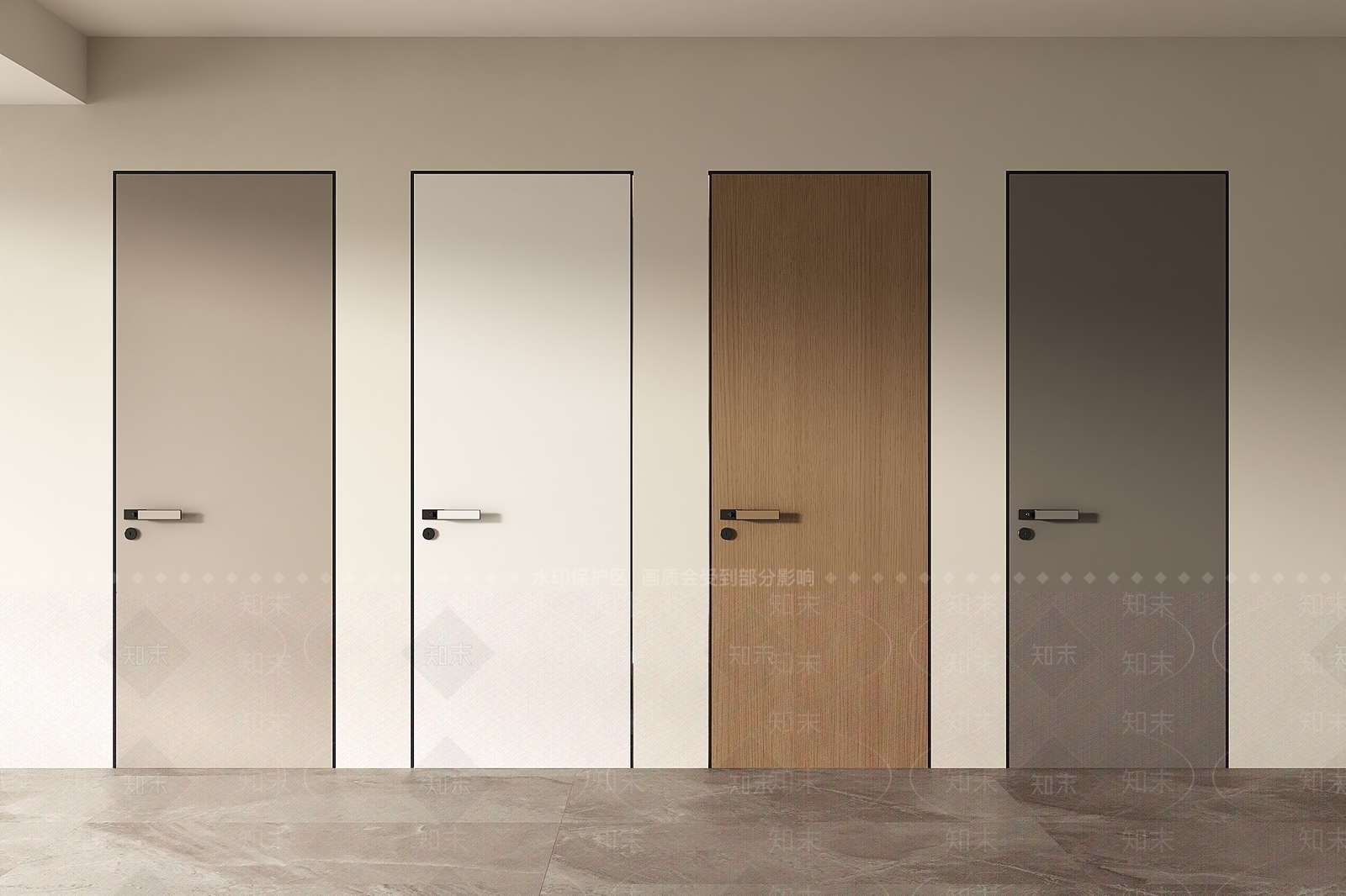 现代单开门3D模型下载【ID:1203582797】