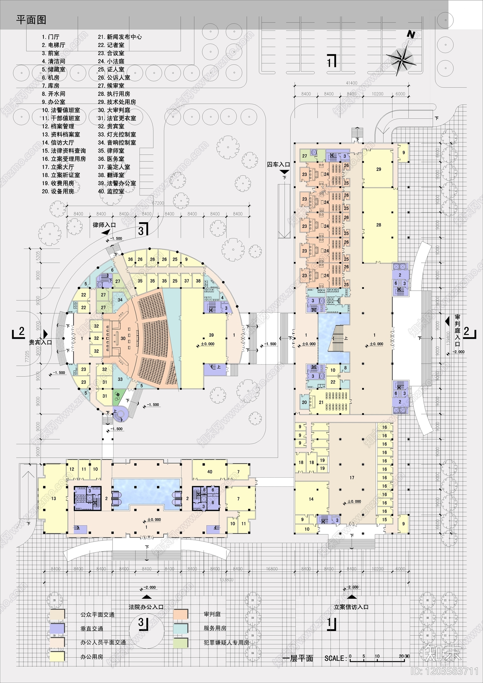 现代其他公共建筑cad施工图下载【ID:1203583711】