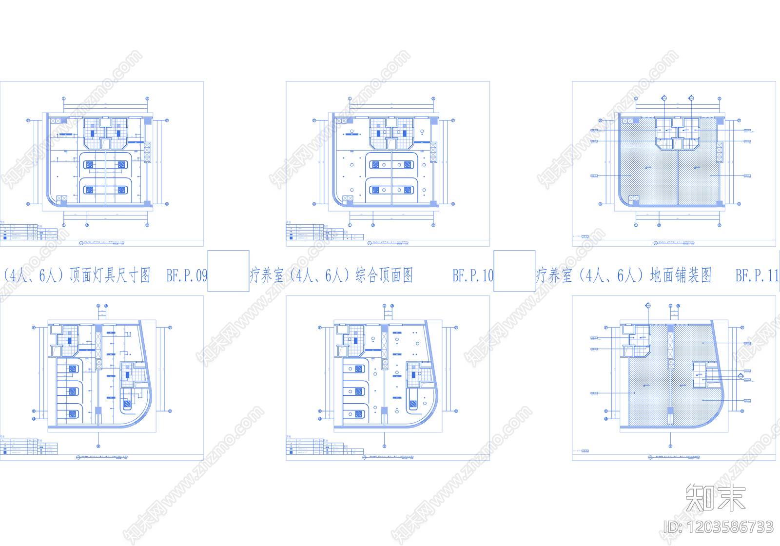 现代医院cad施工图下载【ID:1203586733】