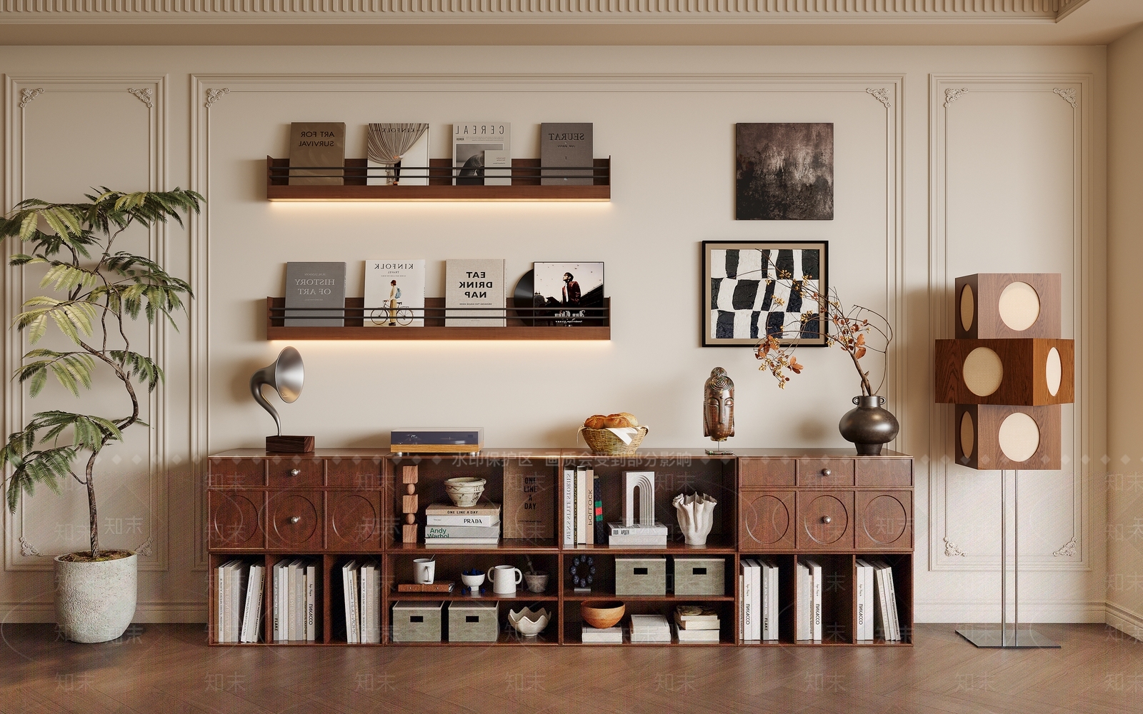 中古电视柜3D模型下载【ID:1203587596】