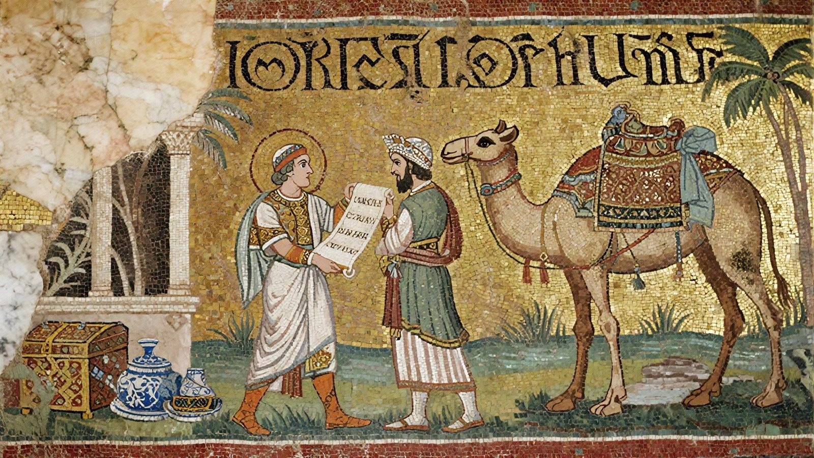 中式壁画贴图下载【ID:1203590659】