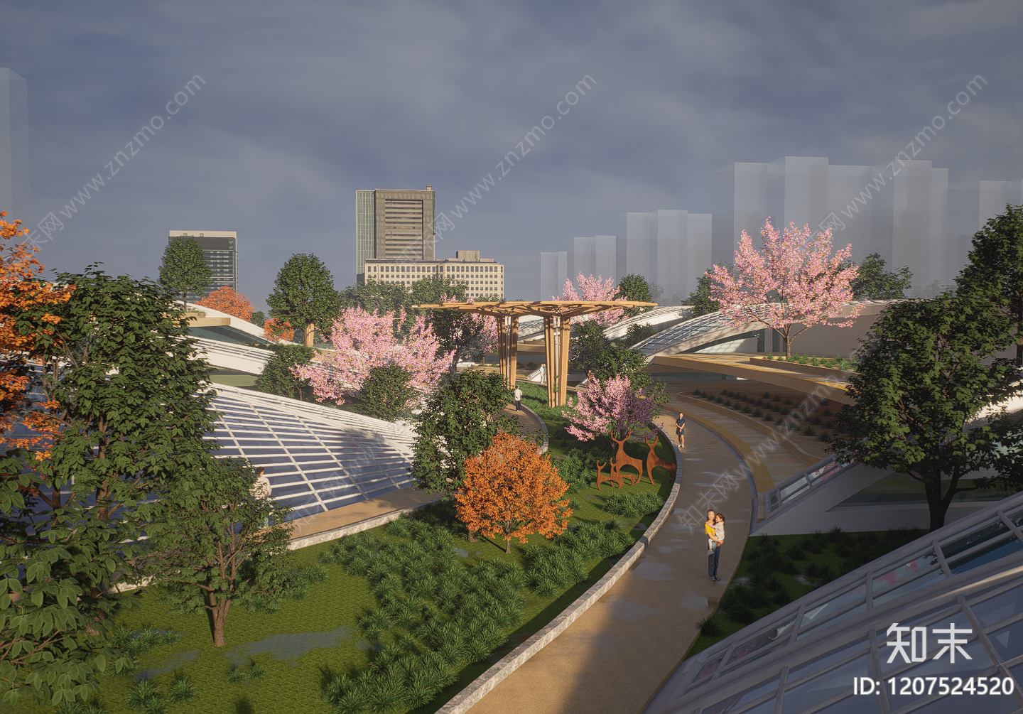 现代农贸市场SU模型下载【ID:1207524520】