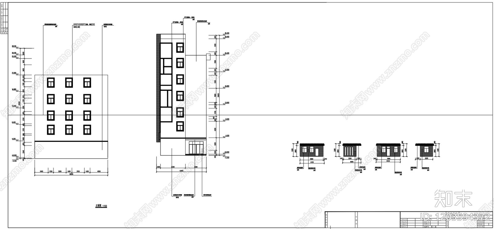 现代新中式其他商业建筑cad施工图下载【ID:1203594372】