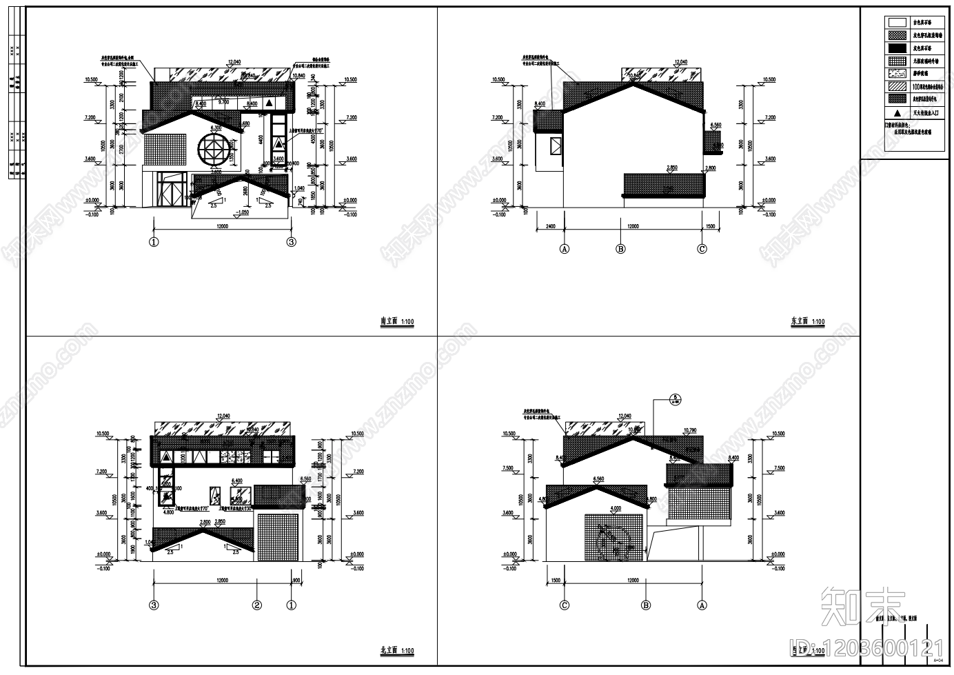 现代新中式其他公共建筑cad施工图下载【ID:1203600121】