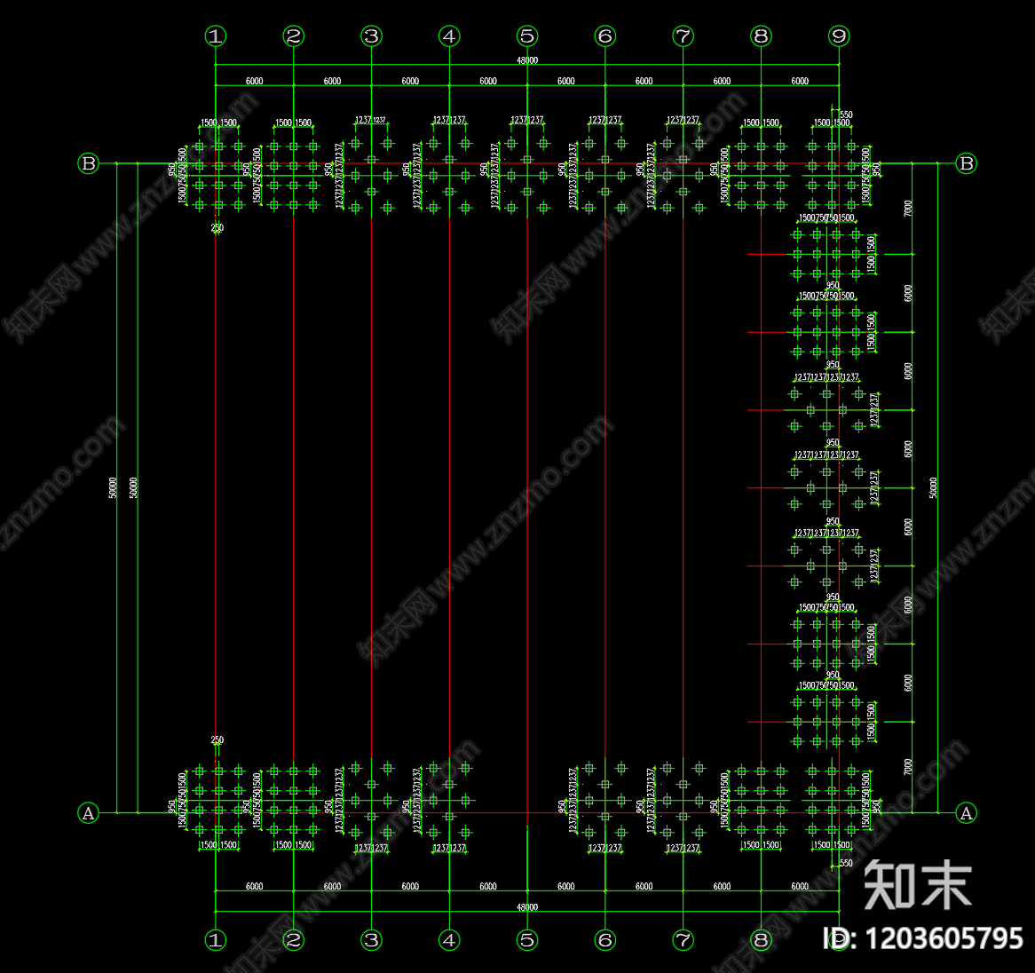 钢结构cad施工图下载【ID:1203605795】