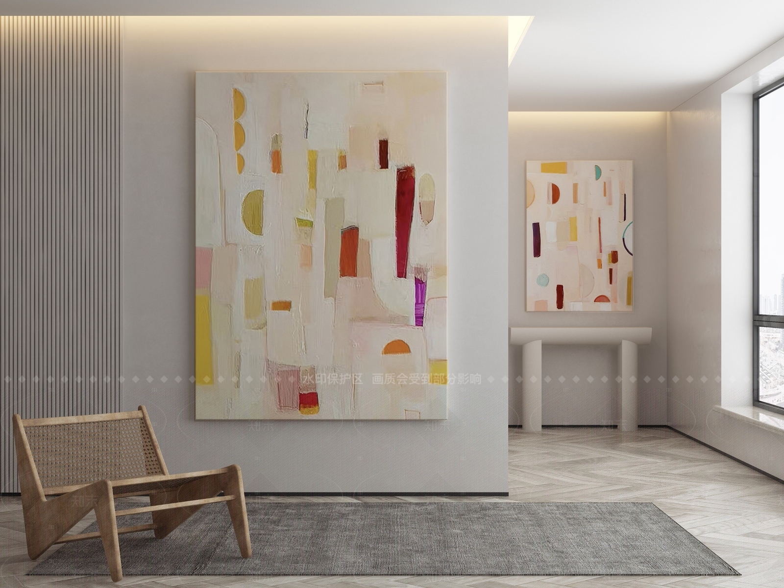 现代侘寂挂画3D模型下载【ID:1205645888】