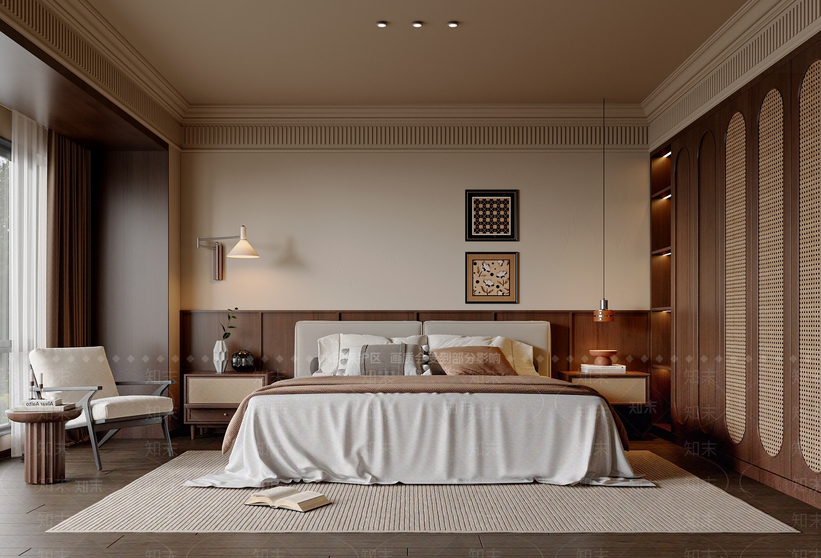 法式中古家居卧室3D模型下载【ID:1203619182】