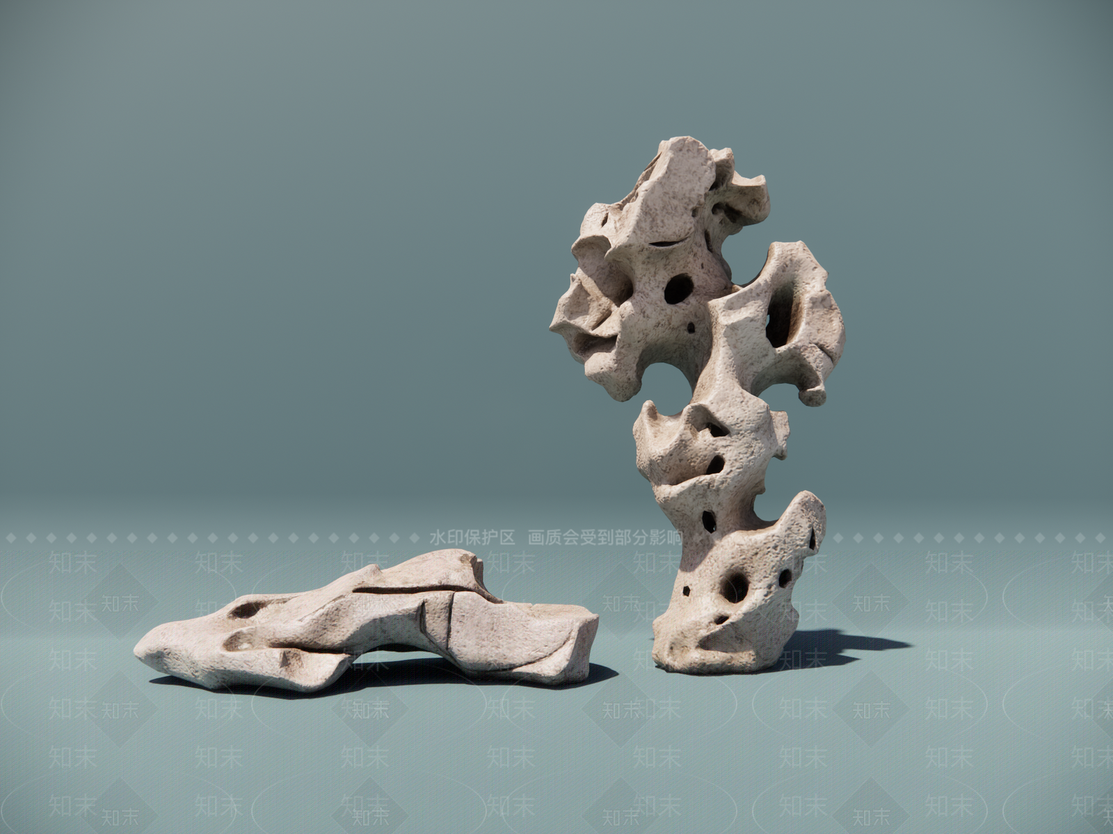 新中式中式景观石SU模型下载【ID:1203622393】