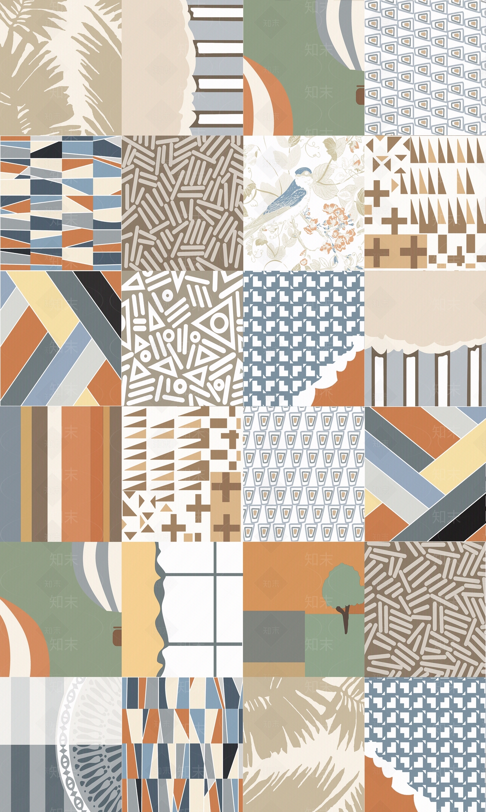 复古法式拼花砖贴图下载【ID:1203625536】