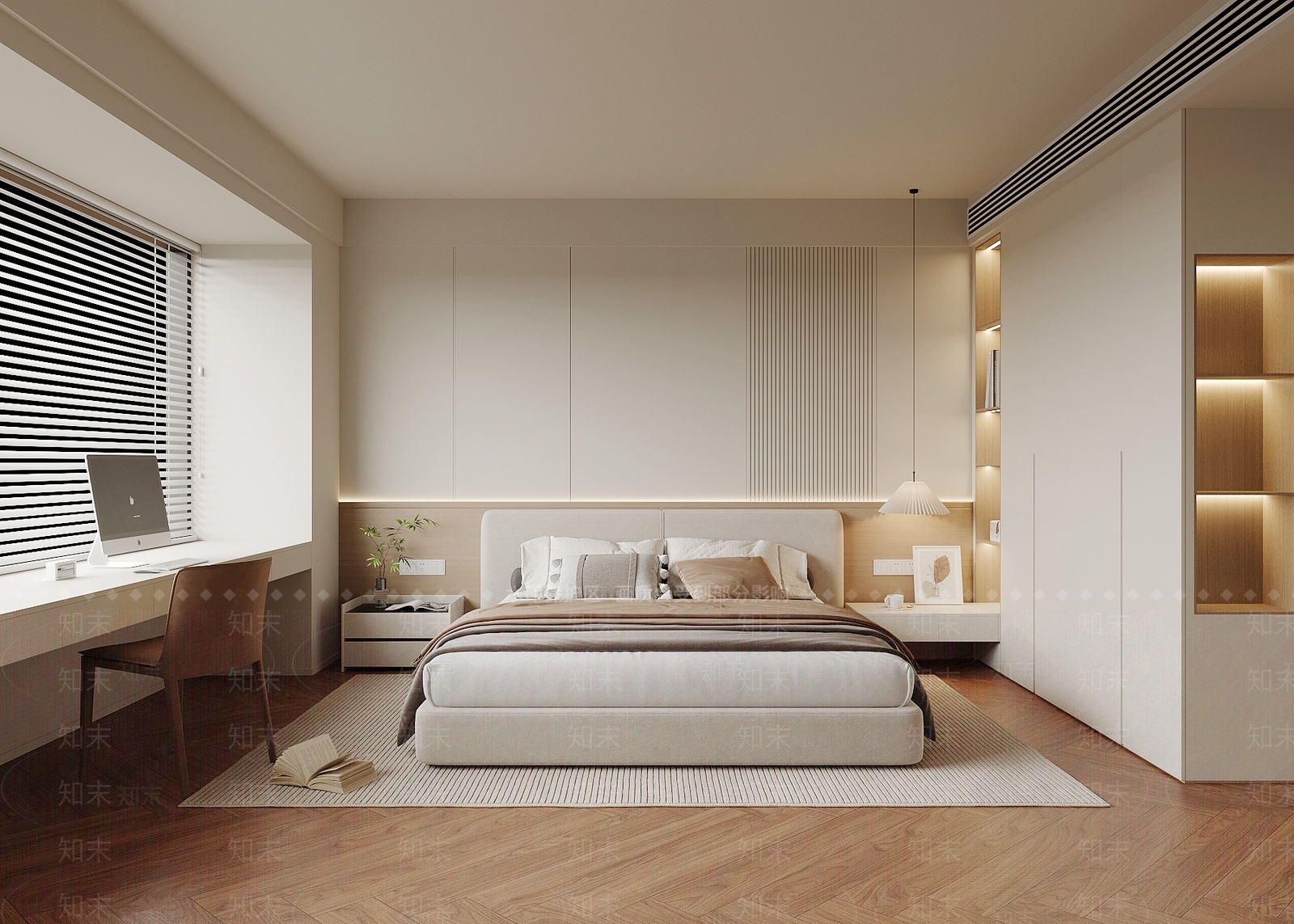 现代家居卧室SU模型下载【ID:1203626577】