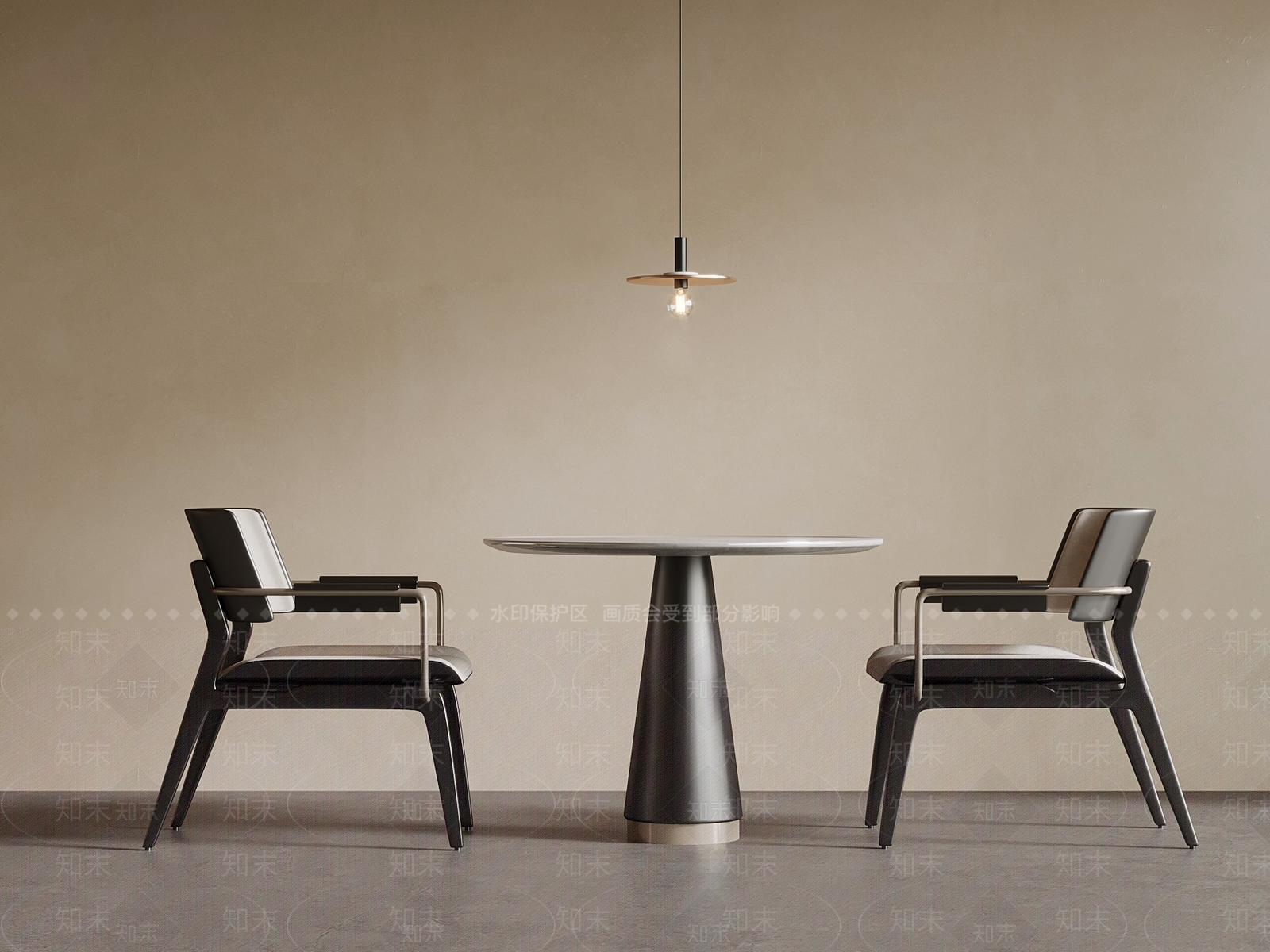 现代洽谈桌椅3D模型下载【ID:1203627564】