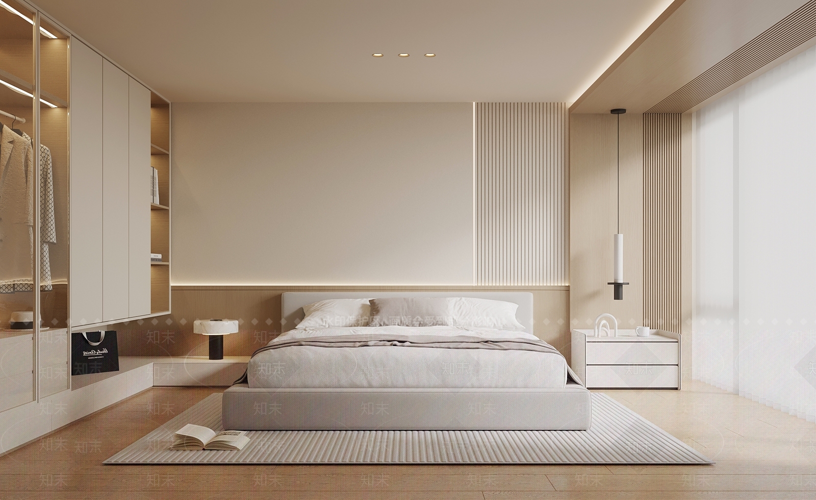 现代家居卧室SU模型下载【ID:1203628719】