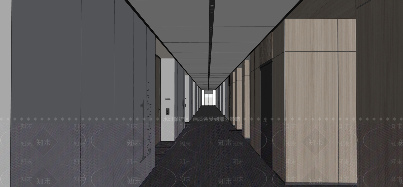 现代其他公共空间SU模型下载【ID:1203630483】