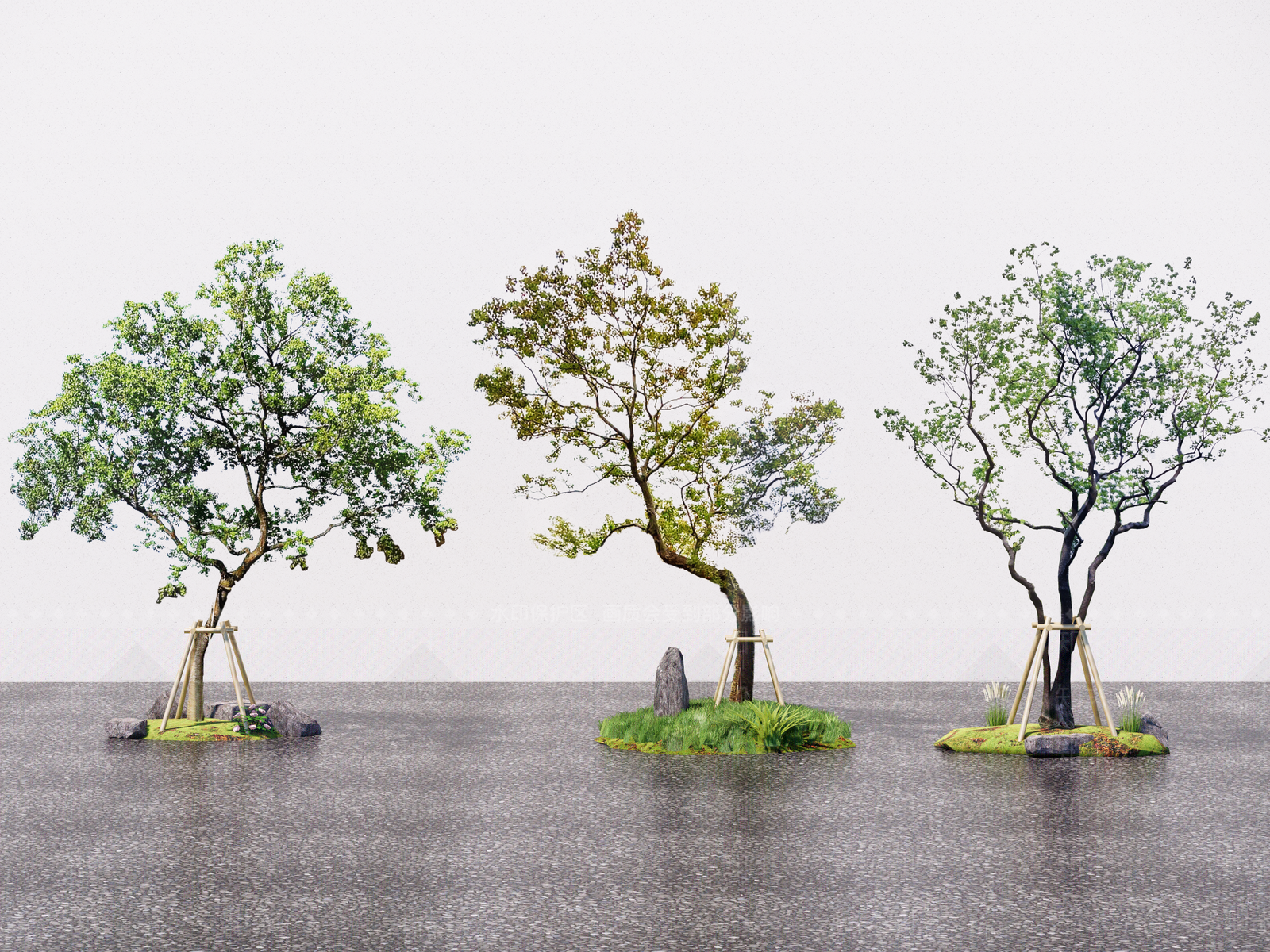 植物组合SU模型下载【ID:1203635485】