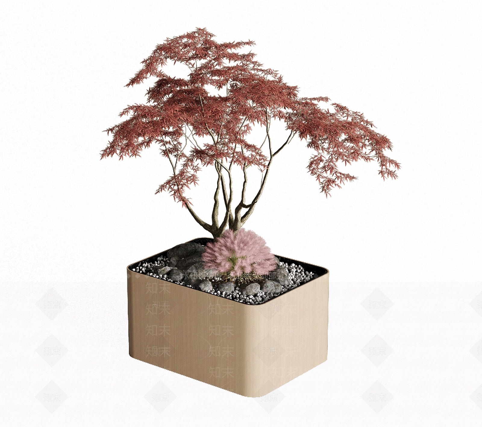 新中式其他景观小品SU模型下载【ID:1203634700】
